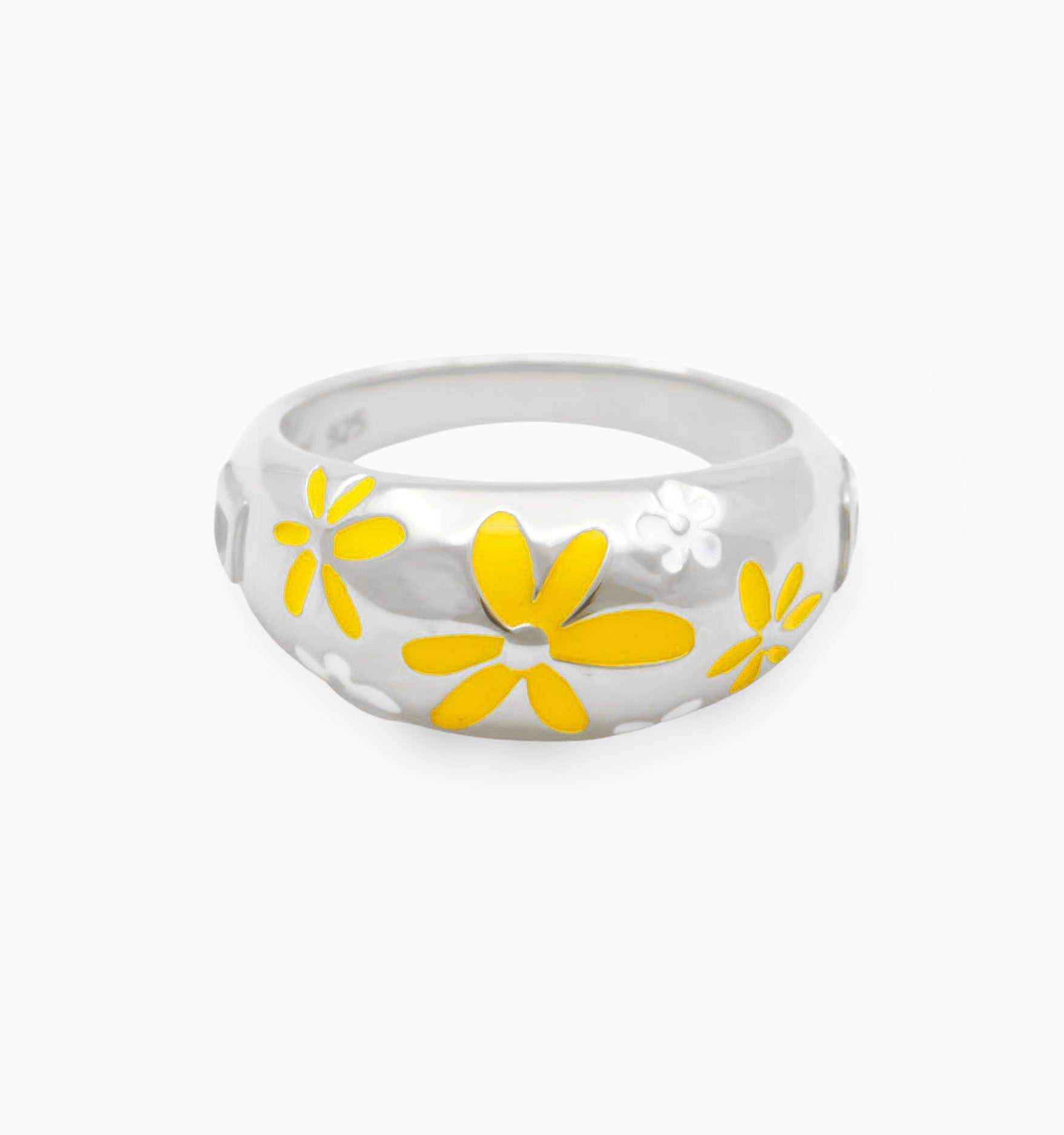 Flower Ring - Yellow