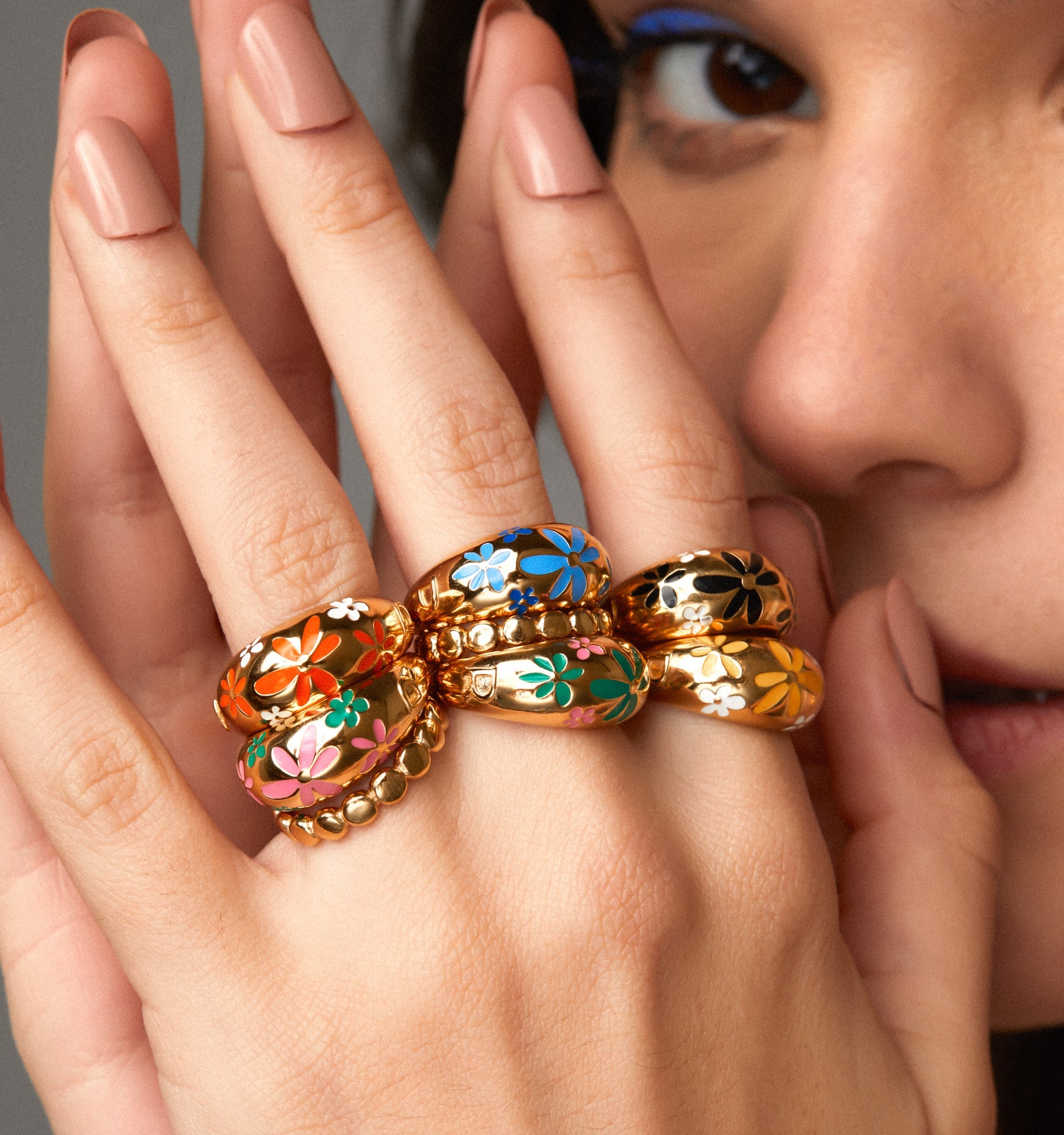 Flower Ring - Yellow