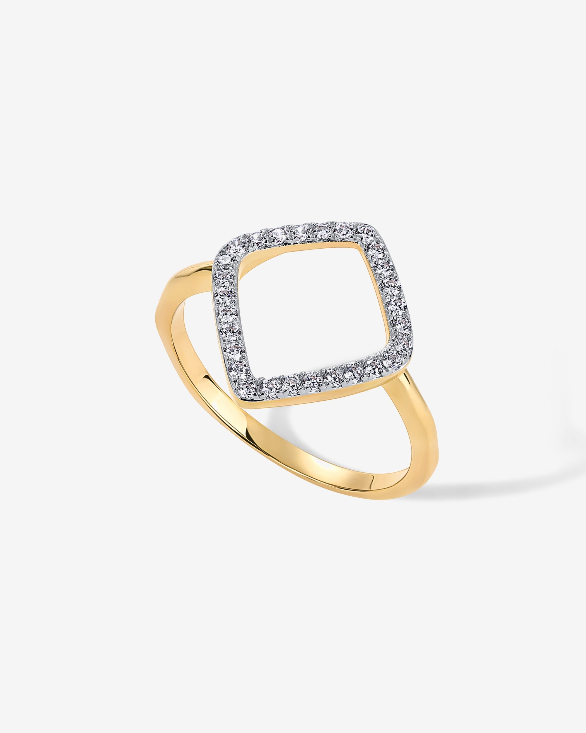 Geo Diamond Ring