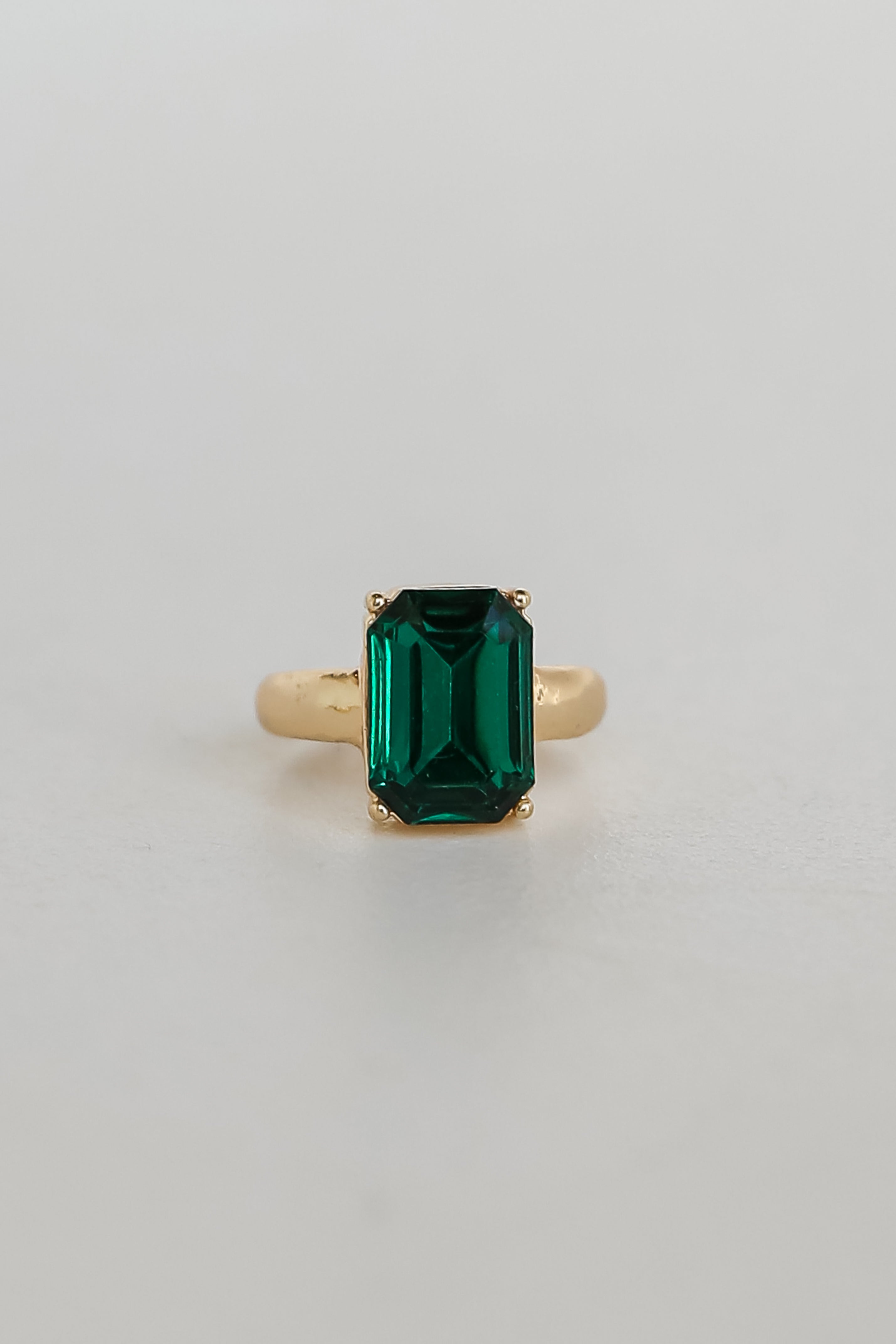 Kira Green Gemstone Ring