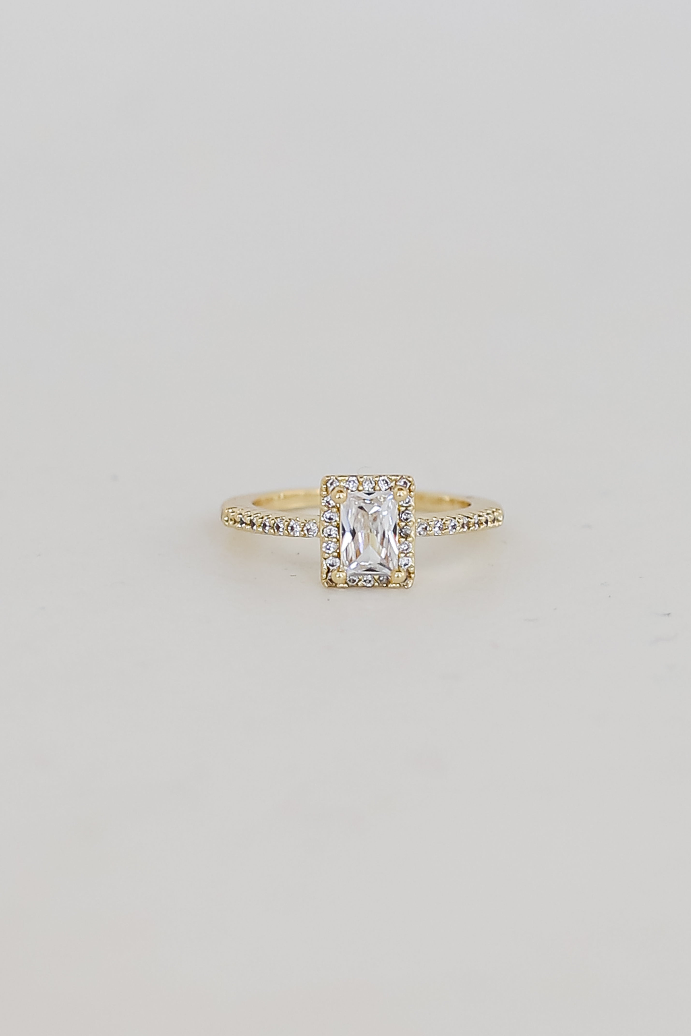 FINAL SALE - Riley Gold Rhinestone Ring