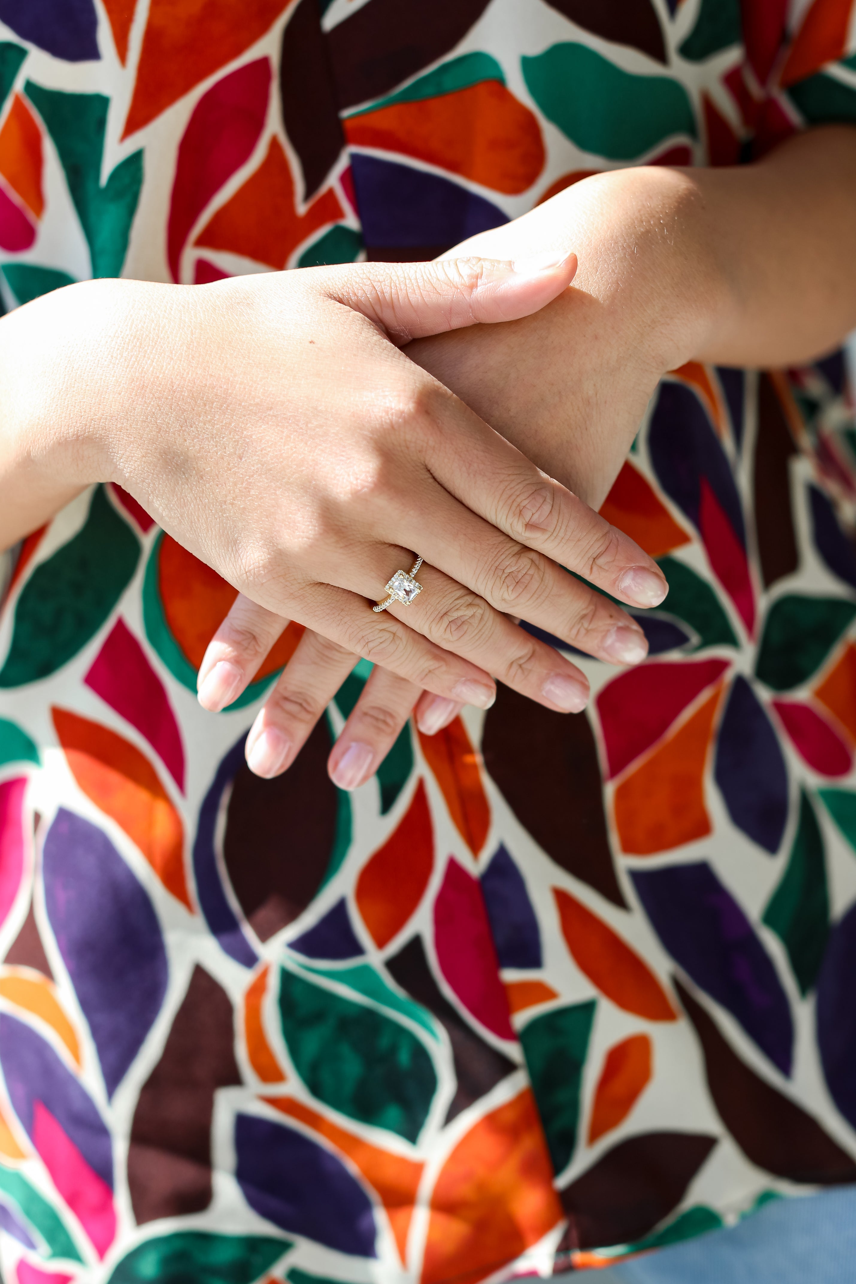 FINAL SALE - Riley Gold Rhinestone Ring