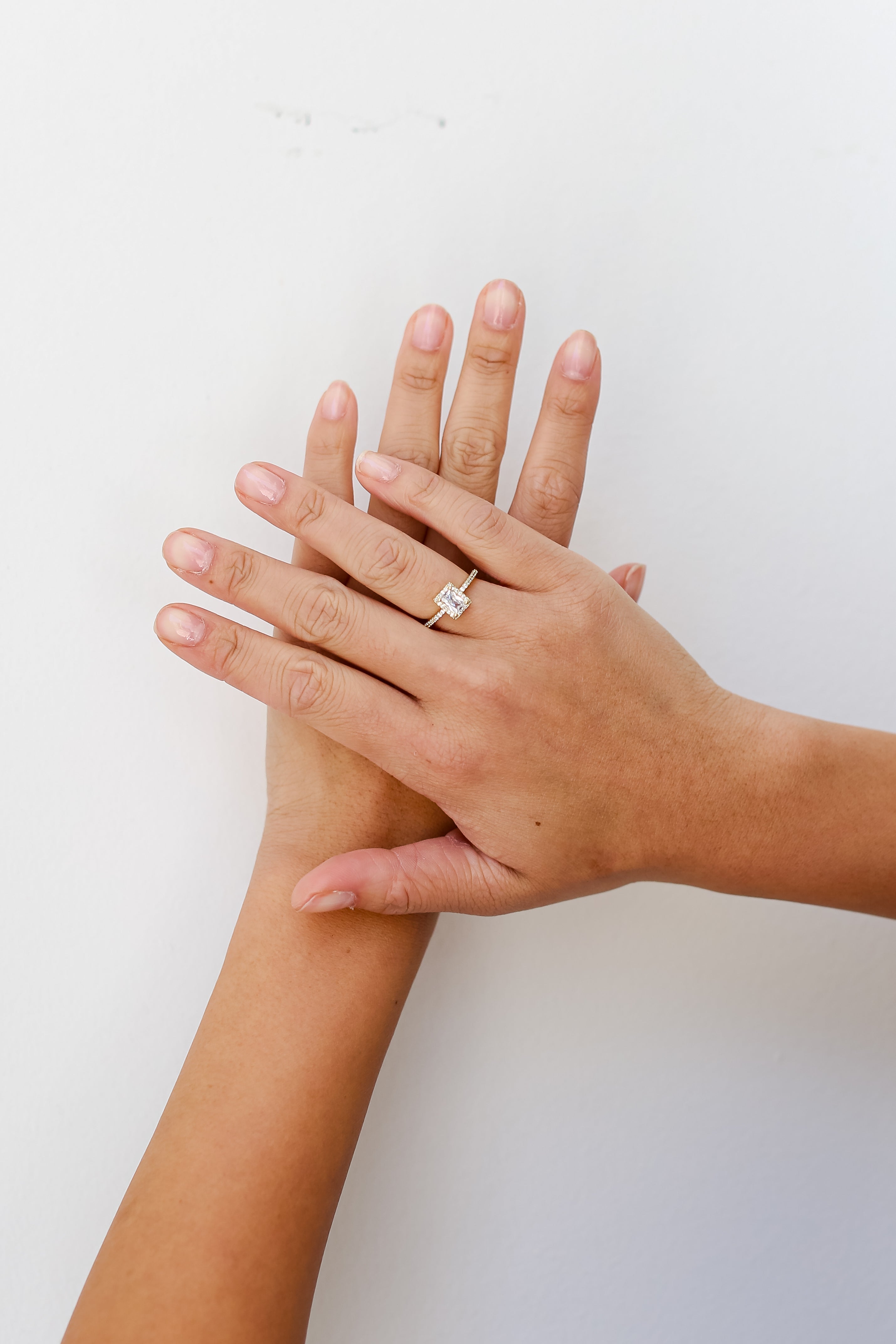 FINAL SALE - Riley Gold Rhinestone Ring