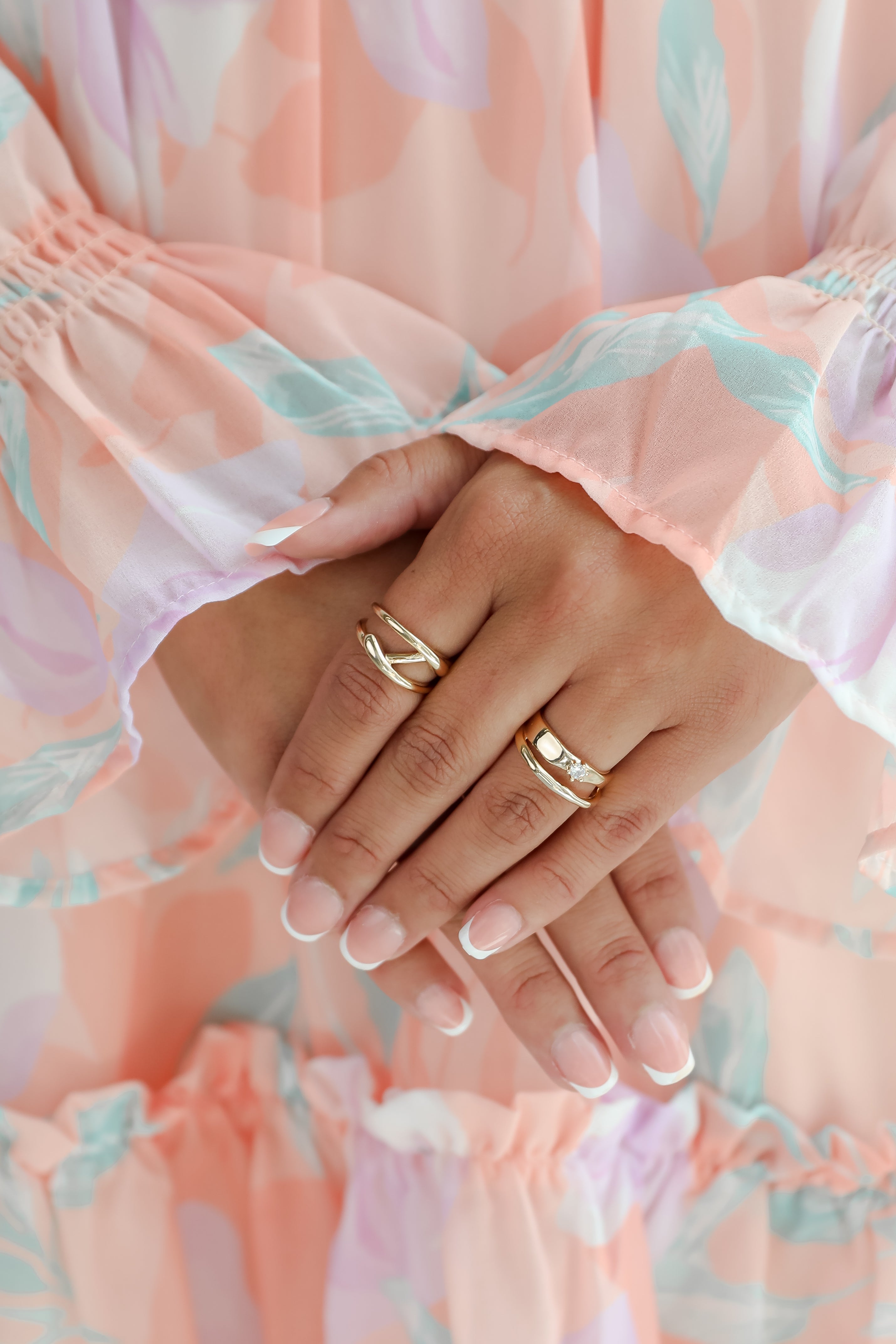 FINAL SALE - Bree Gold Ring Set
