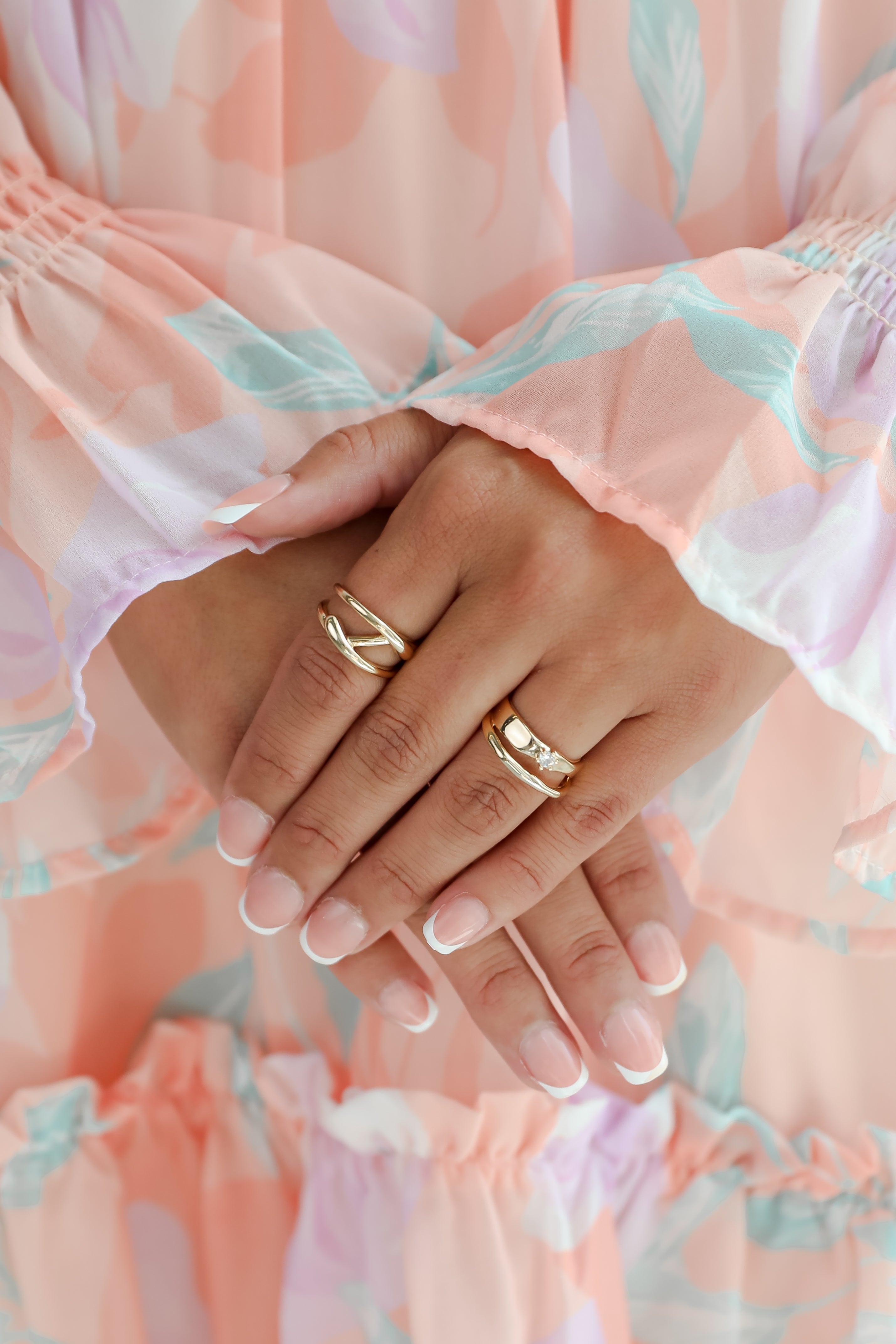 FINAL SALE - Bree Gold Ring Set