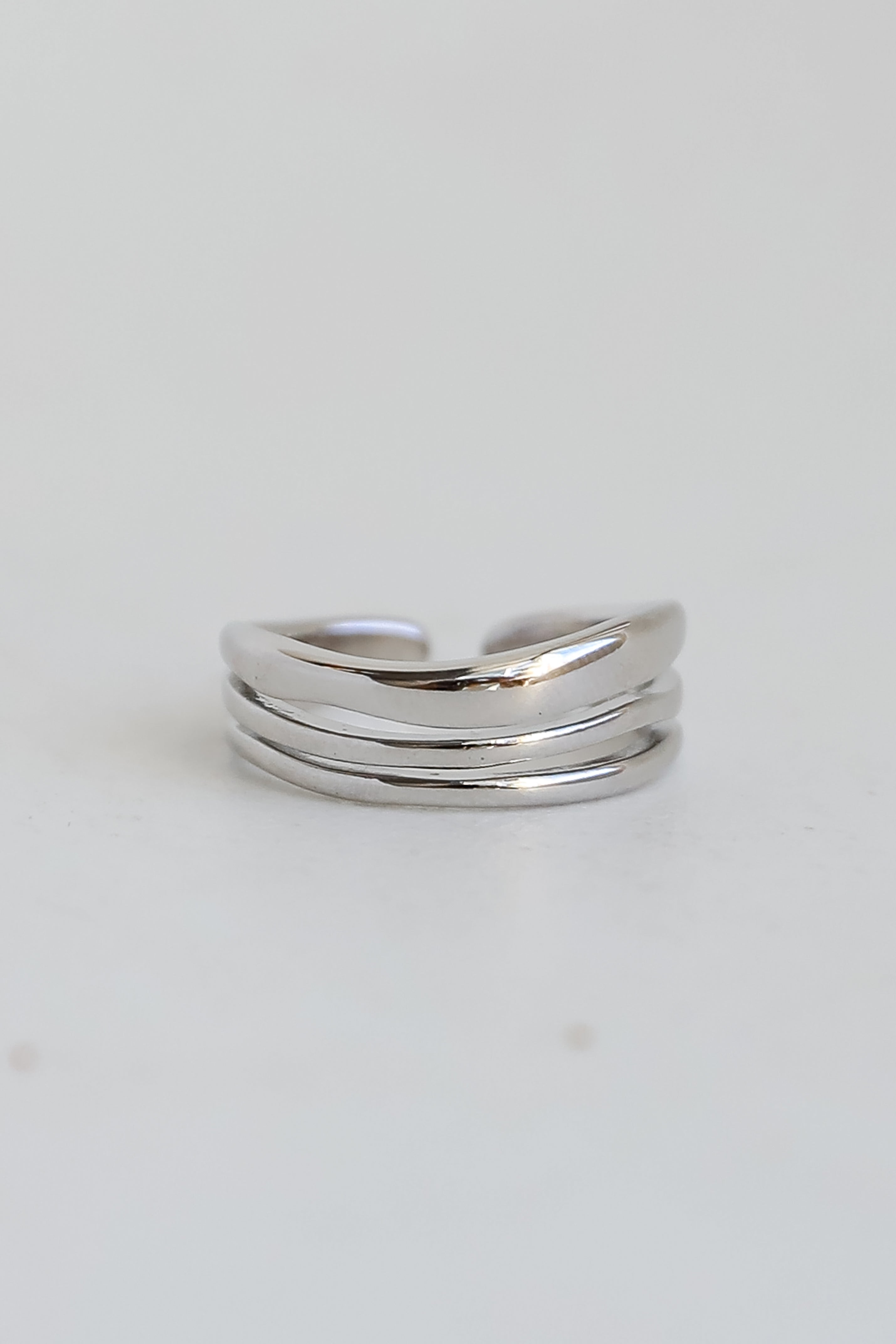 FINAL SALE - Sofia Silver Triple Ring