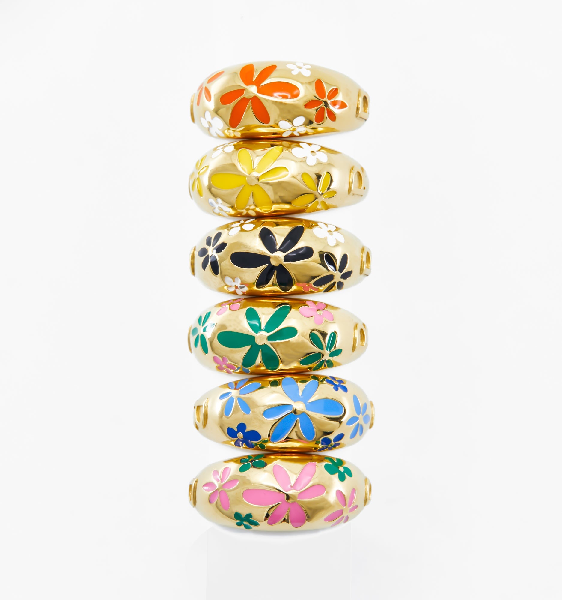 Flower Ring - Orange