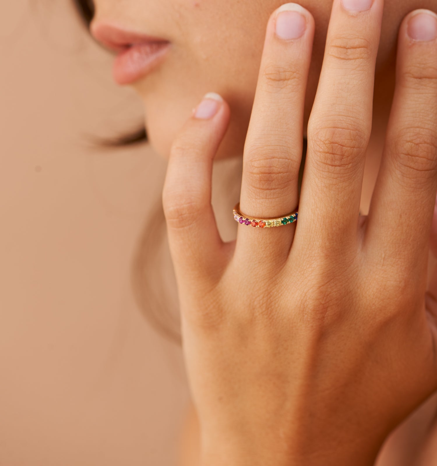 Rainbow Band Ring