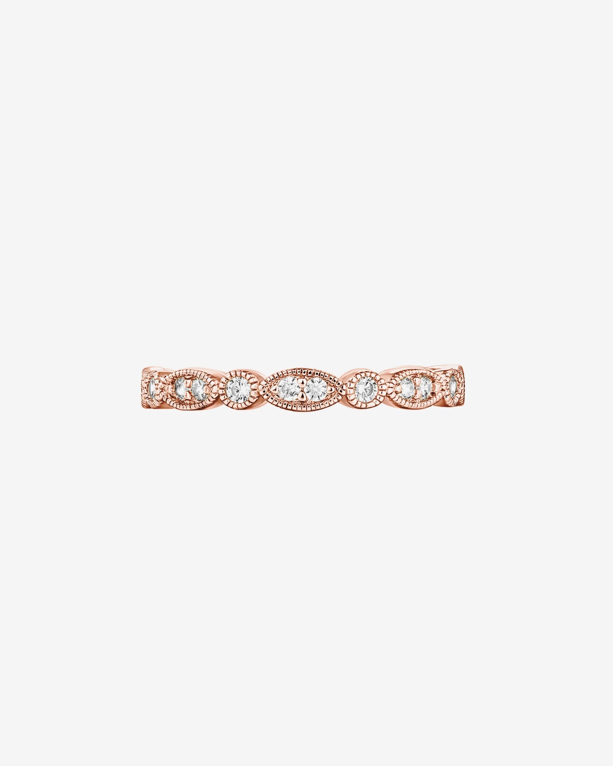 Round Milgrain Eternity Band