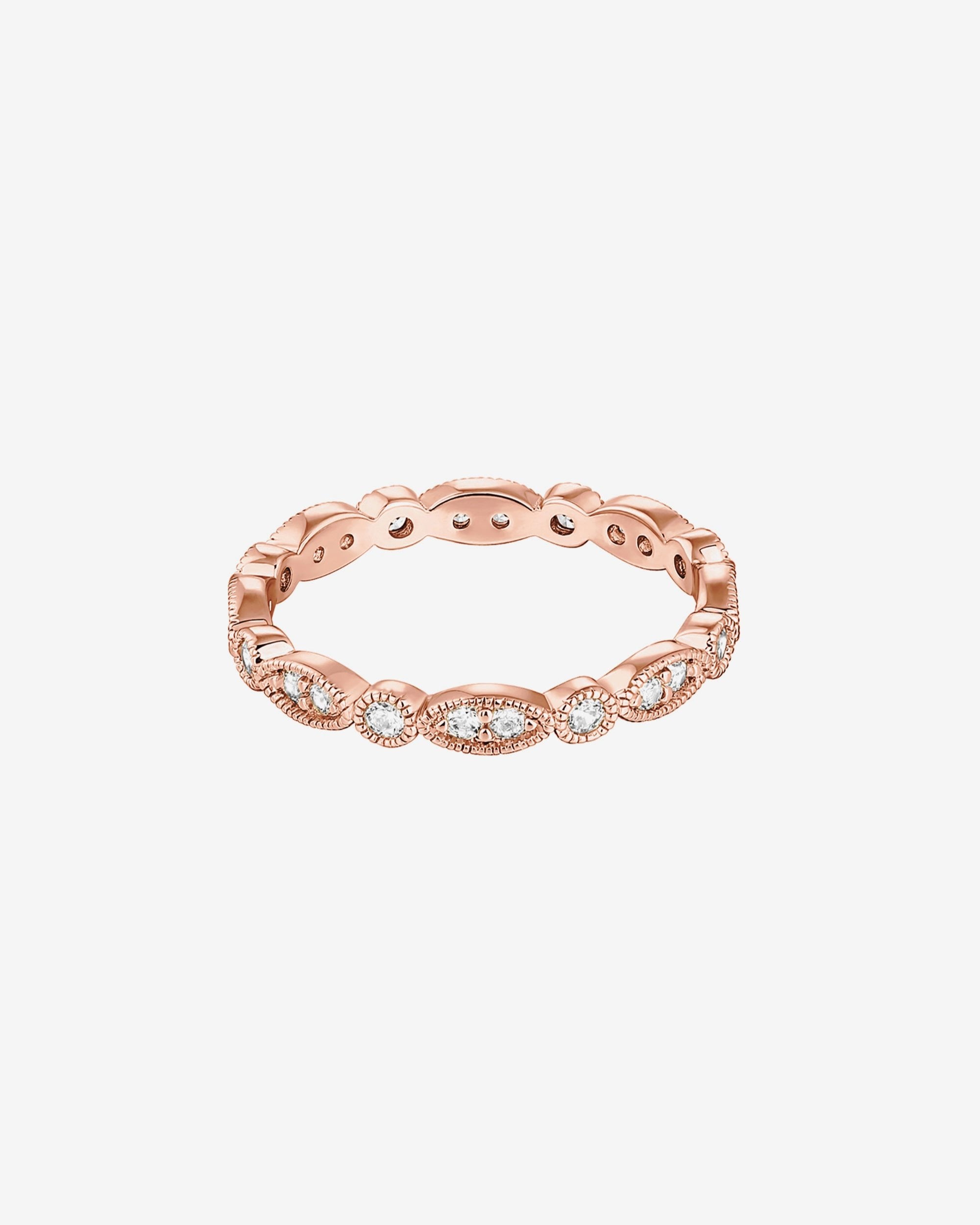 Round Milgrain Eternity Band