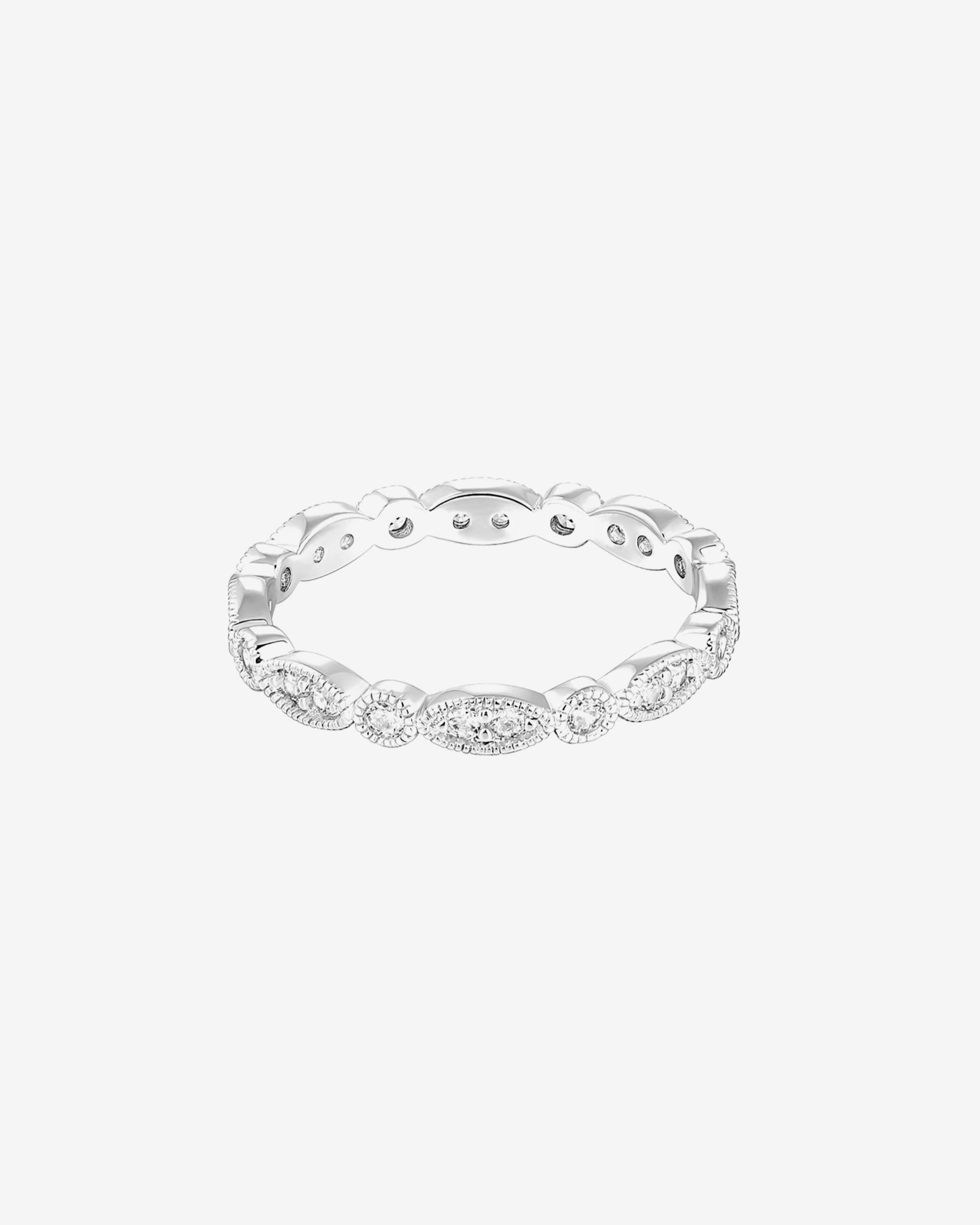 Round Milgrain Eternity Band