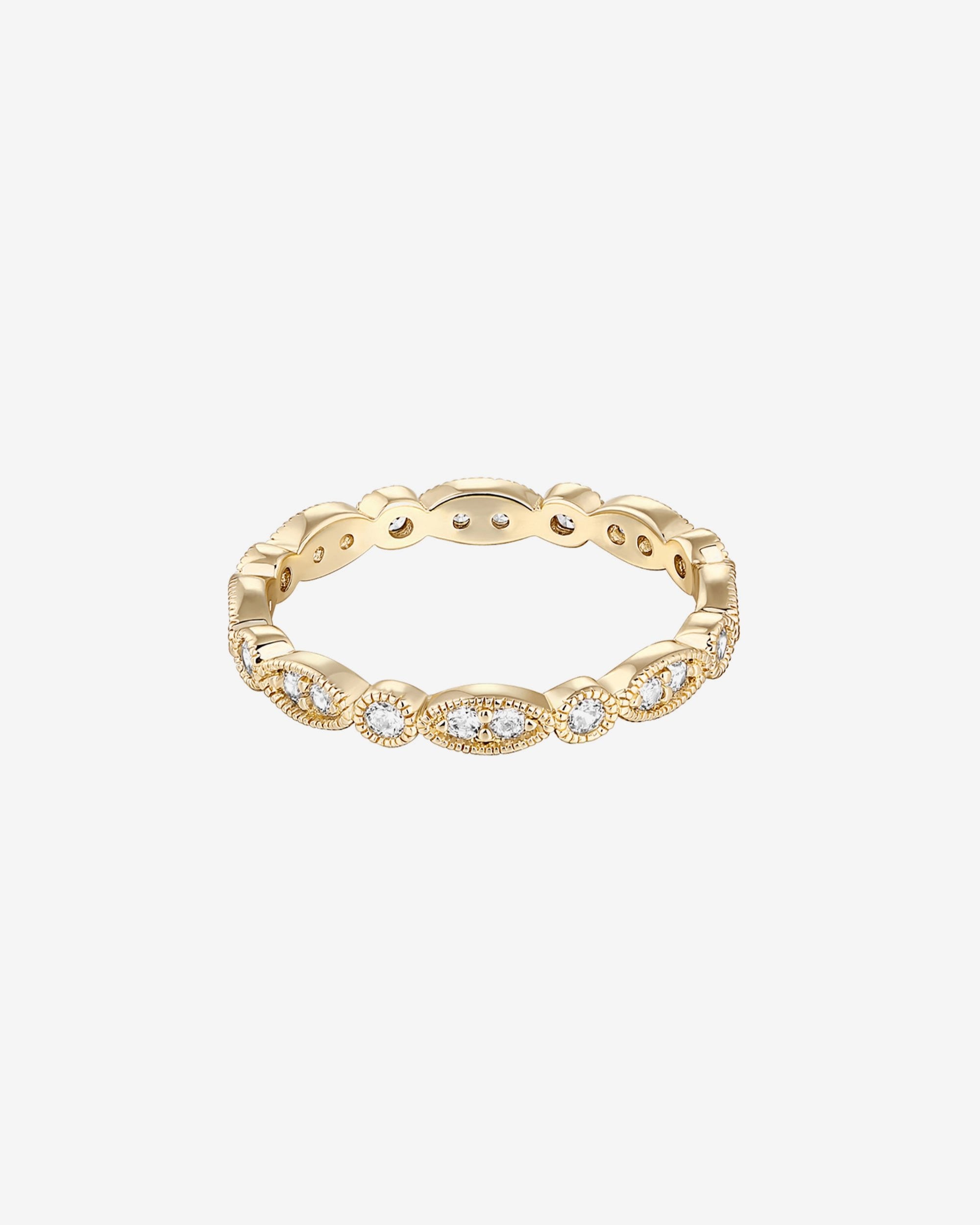Round Milgrain Eternity Band