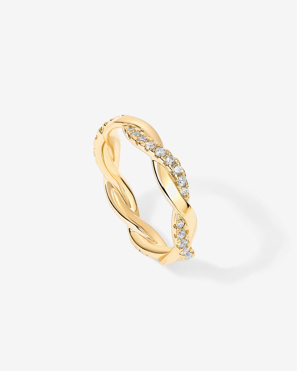Vermeil Braided Eternity Band