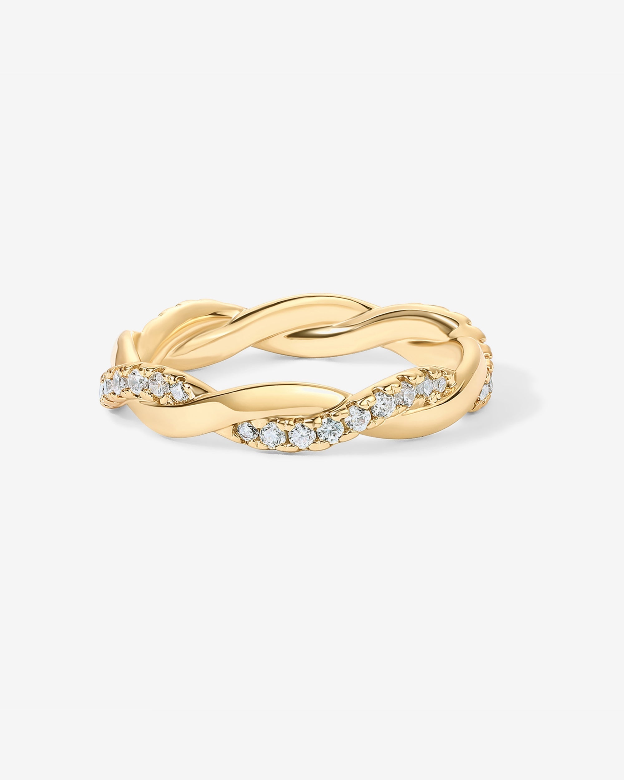 Vermeil Braided Eternity Band