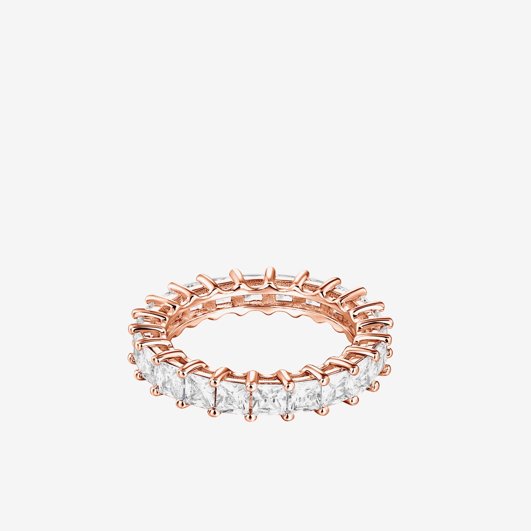 Princess Cut Eternity Band