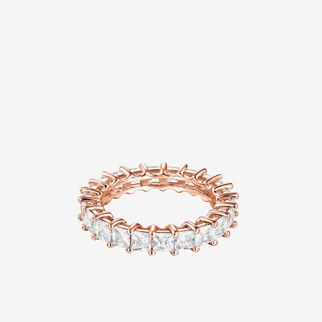 Princess Cut Eternity Band