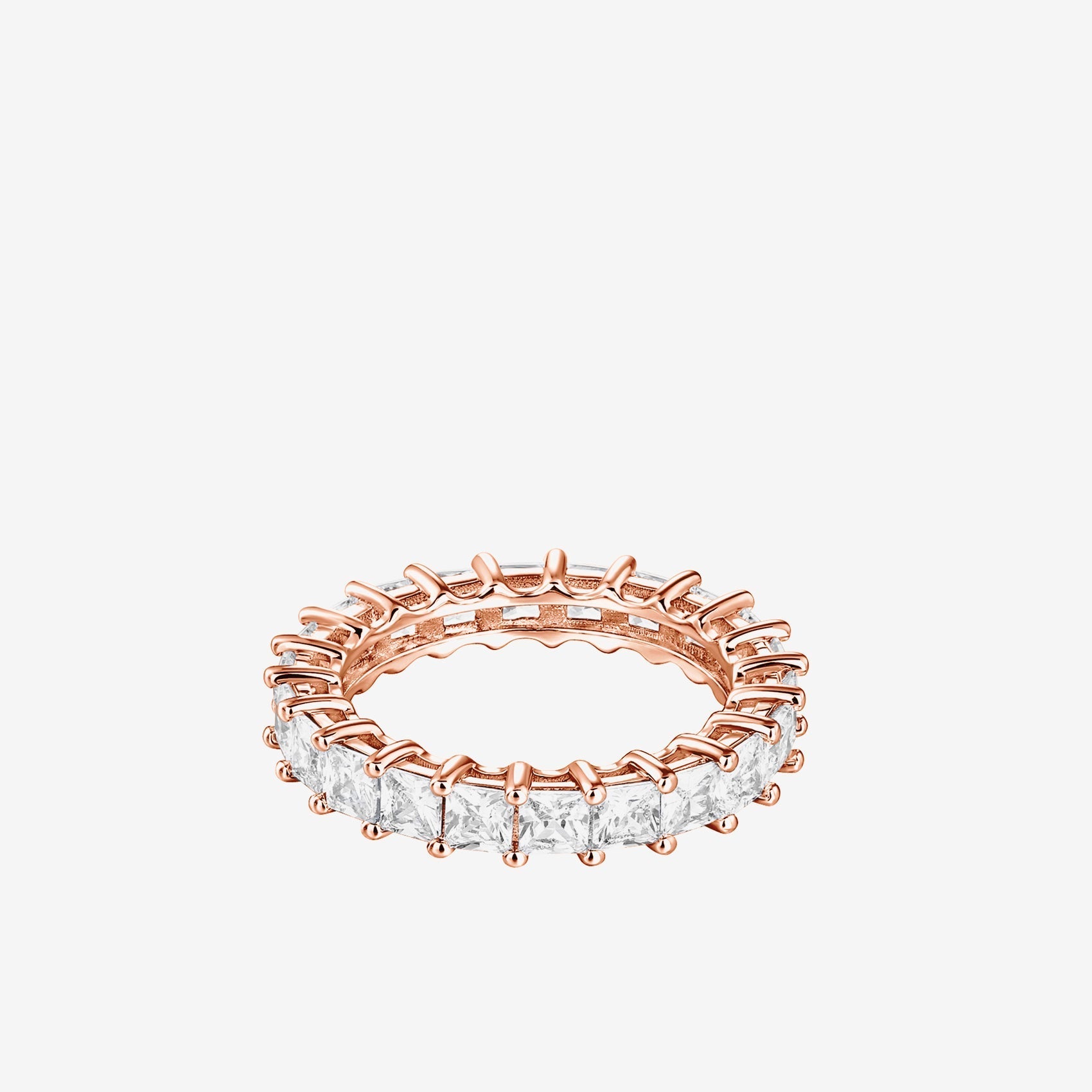 Princess Cut Eternity Band