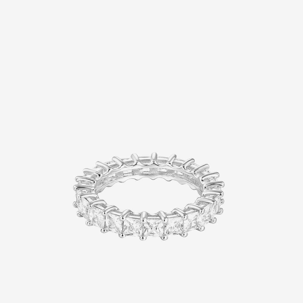 Princess Cut Eternity Band