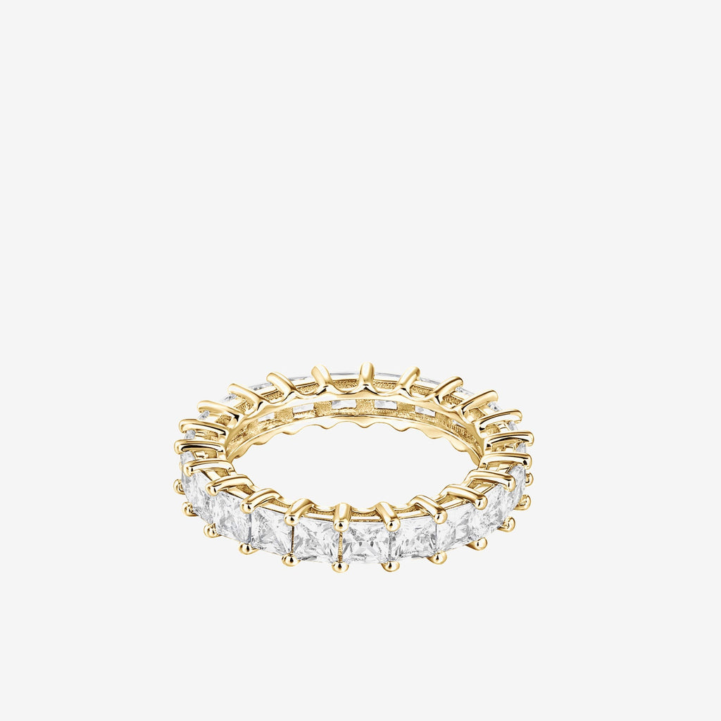 Princess Cut Eternity Band