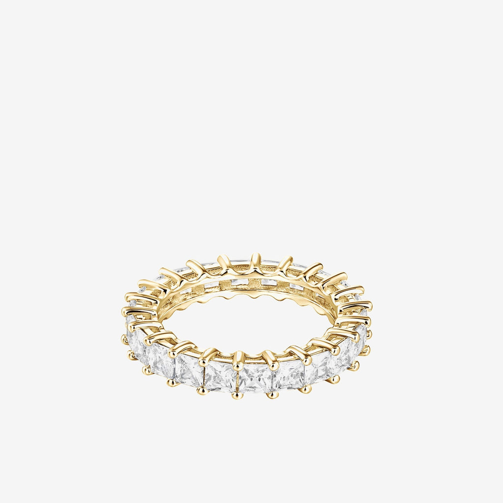 Princess Cut Eternity Band