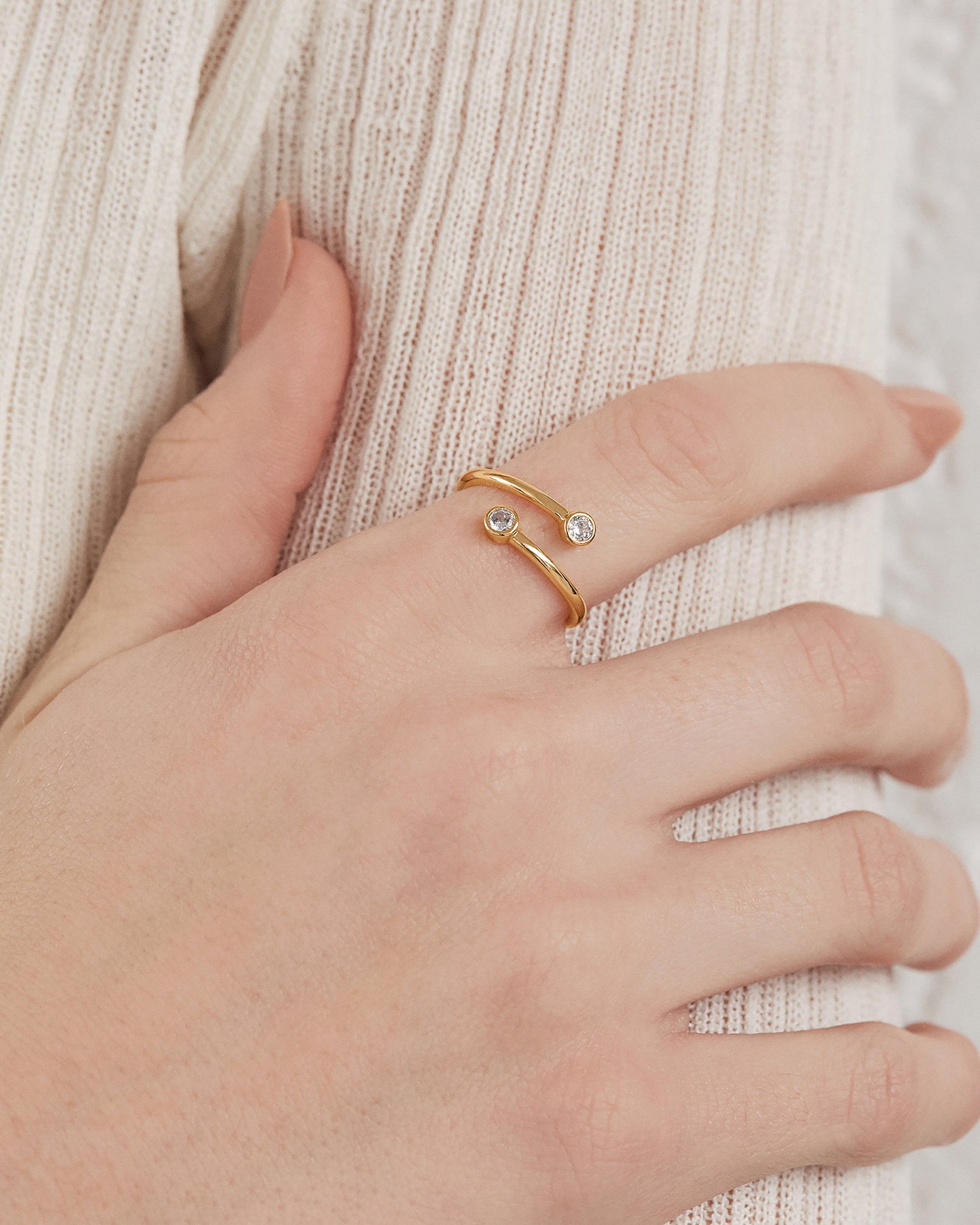 Open Bezel Ring