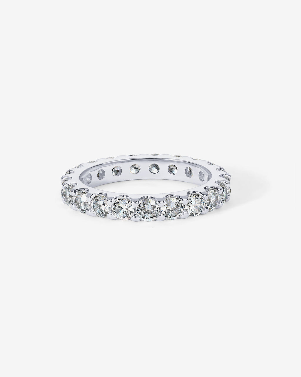 Cubic Zirconia Stackable Eternity Ring