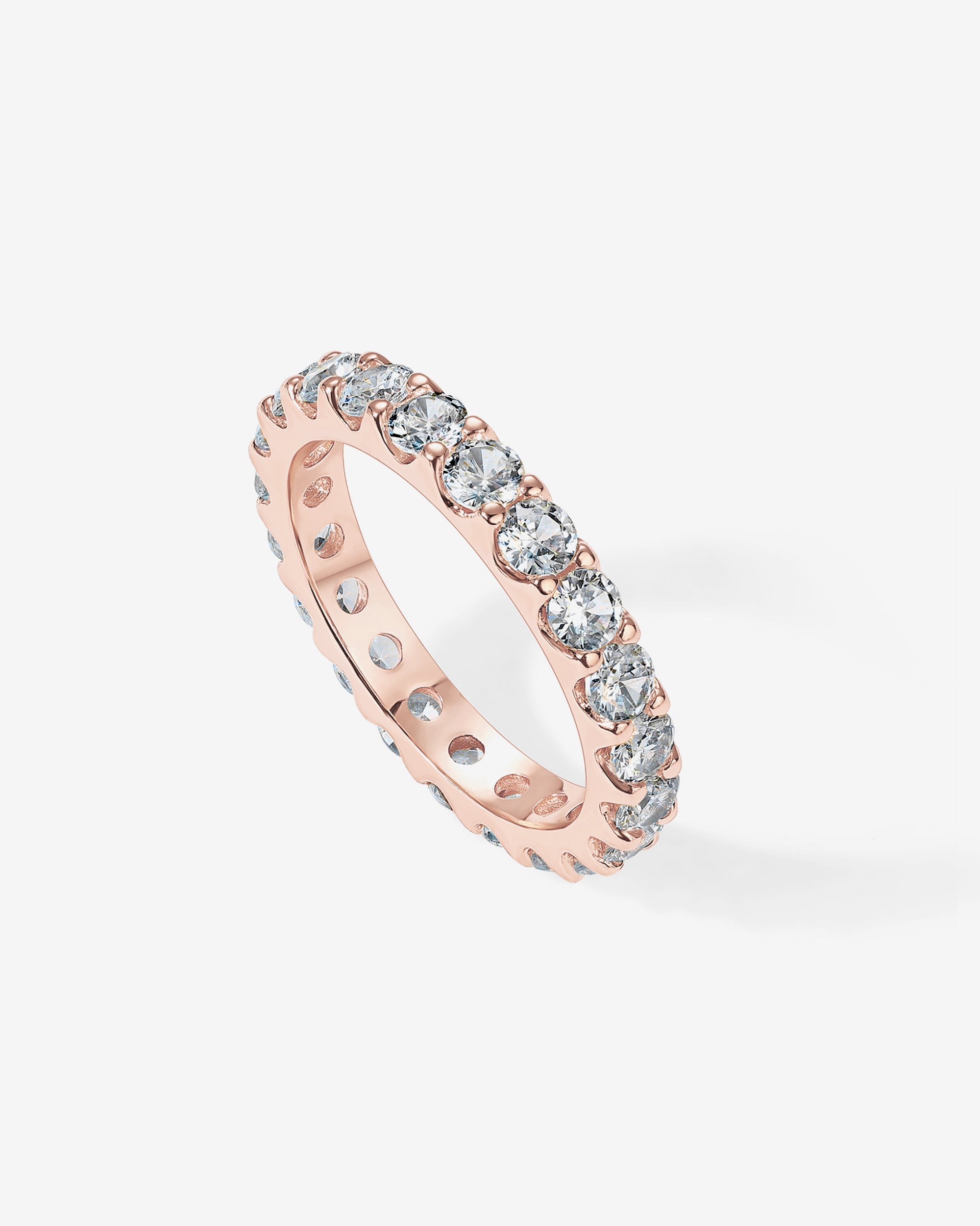 Cubic Zirconia Stackable Eternity Ring