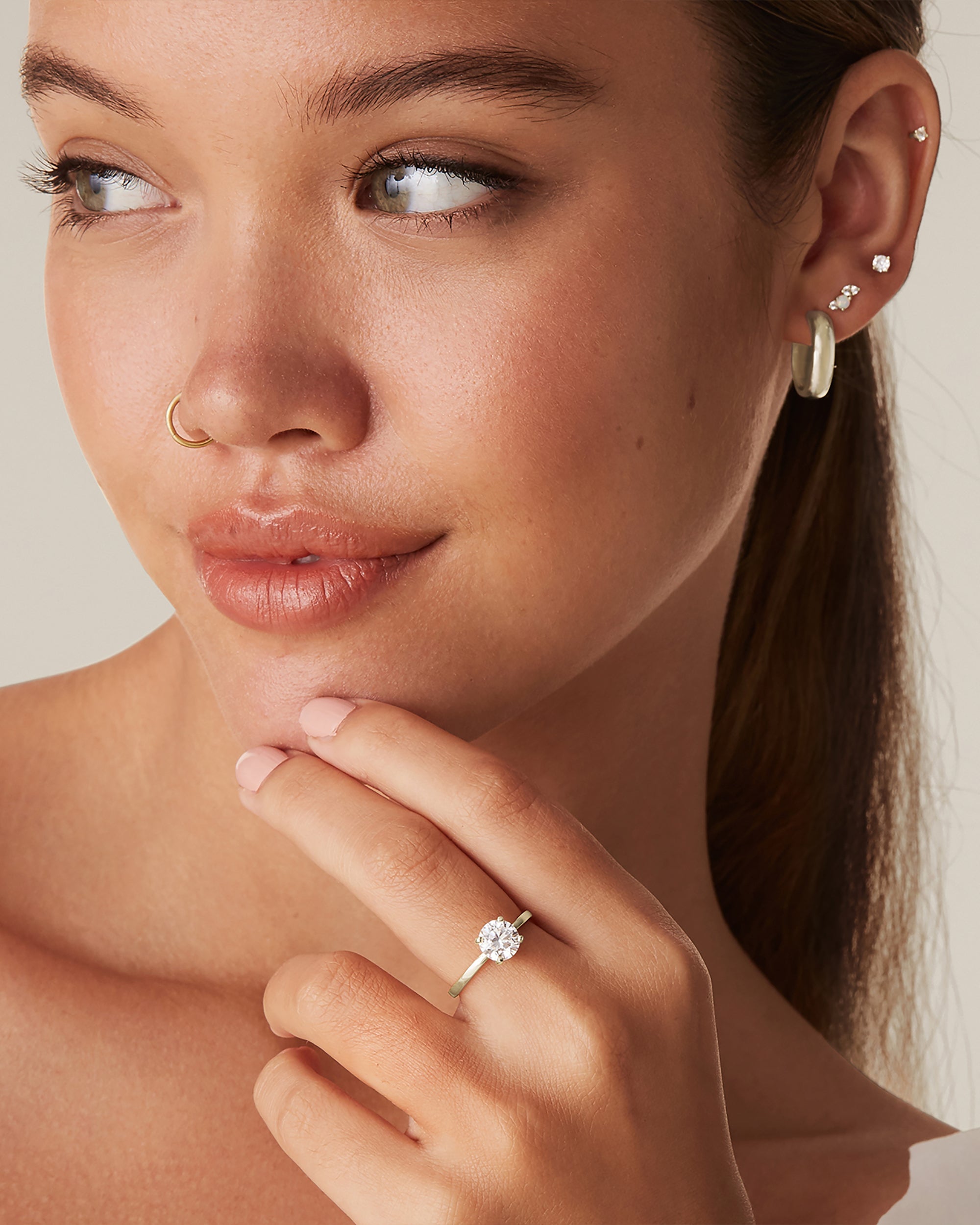 Open Your Heart Engagement Ring