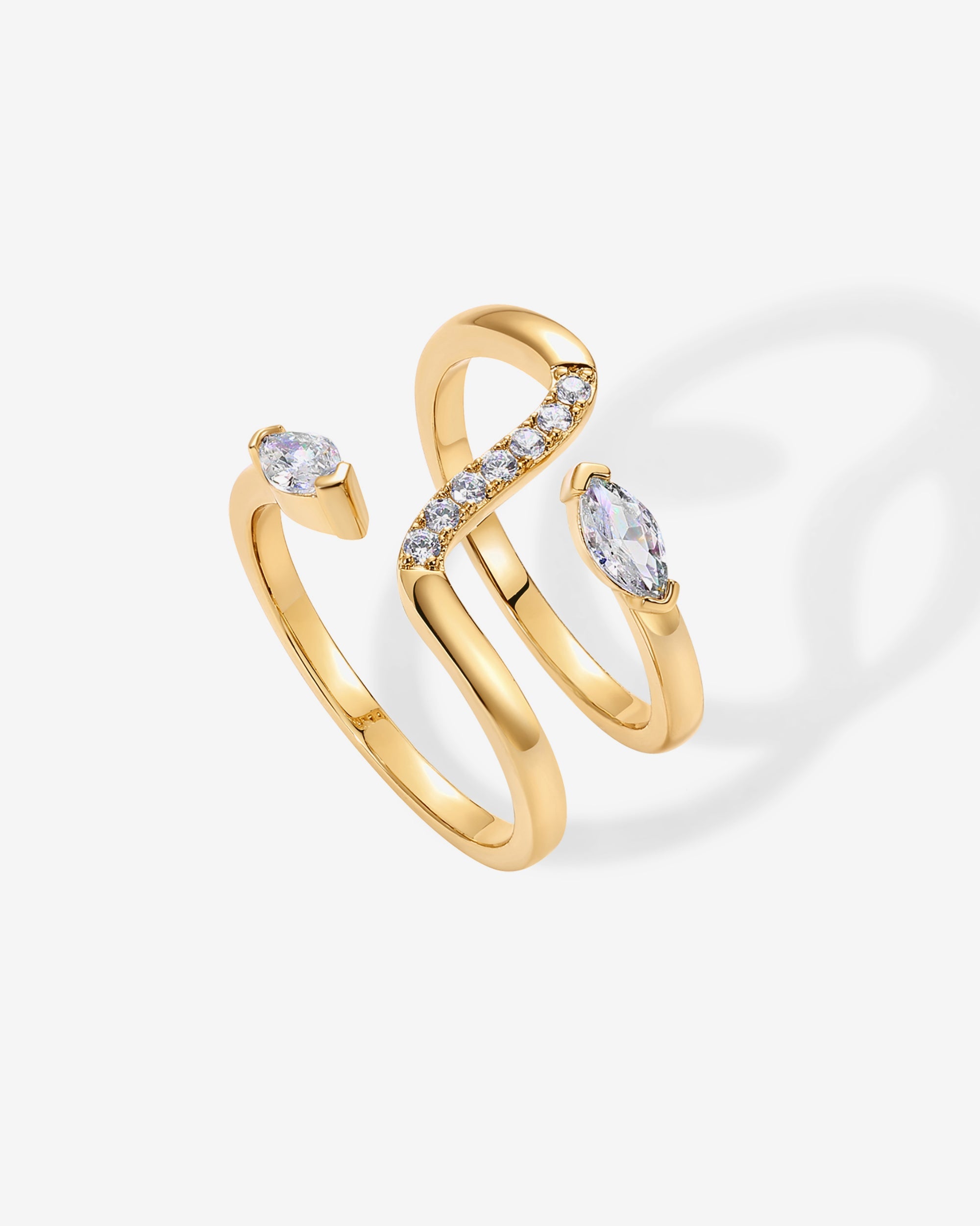 Uraeus Open Band Ring