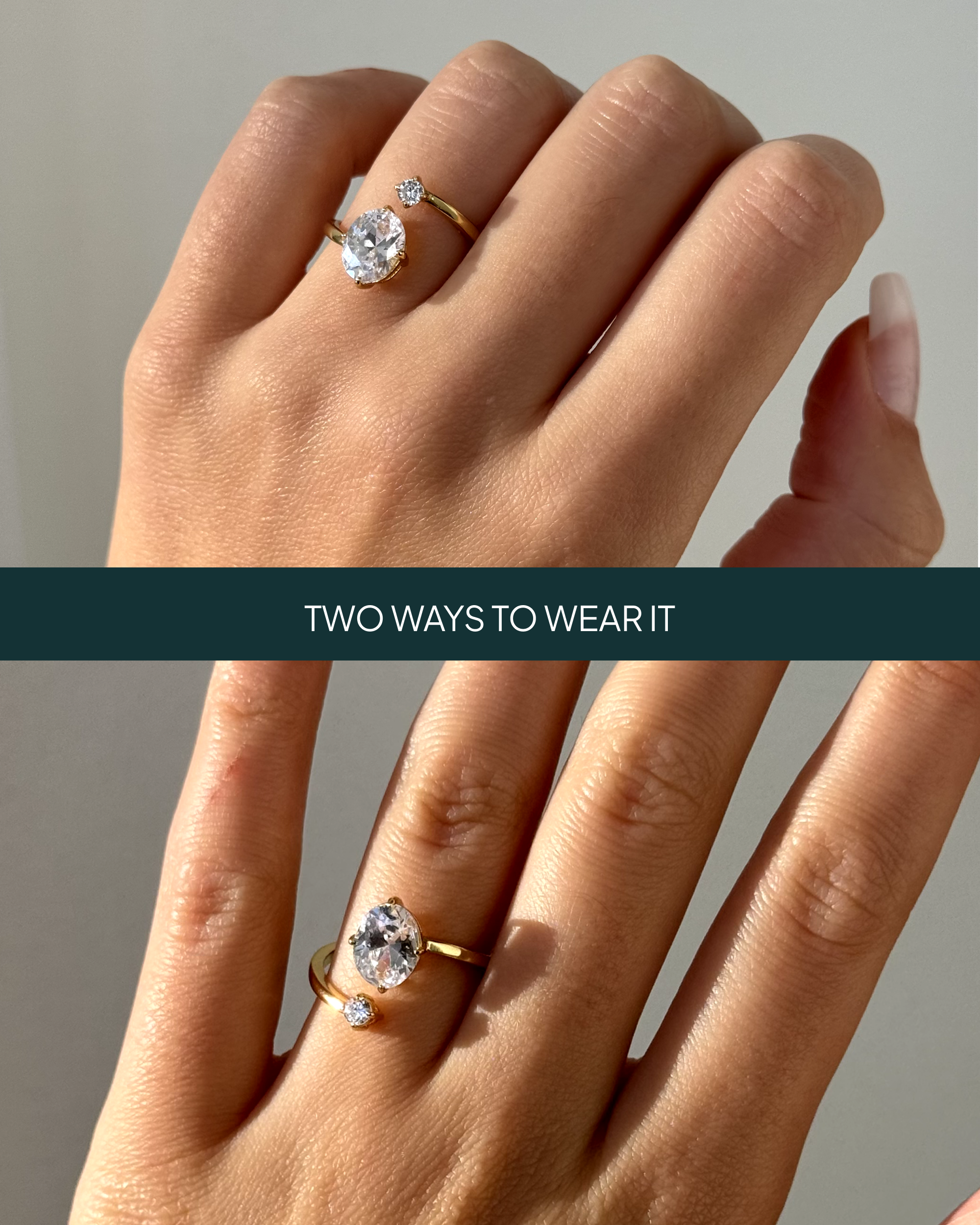 Toi Et Moi Oval Ring