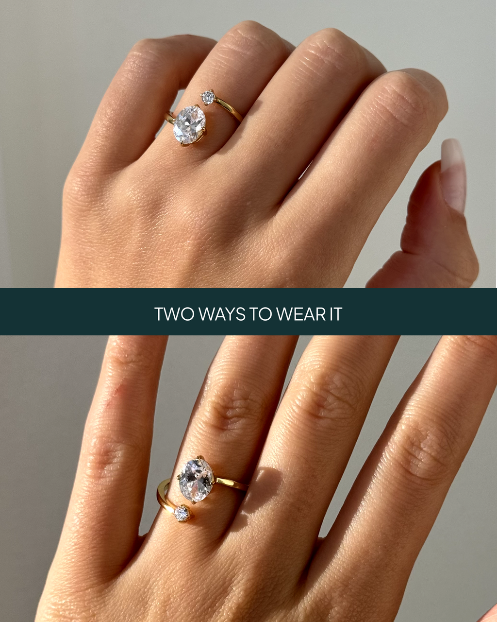 Toi Et Moi Oval Ring