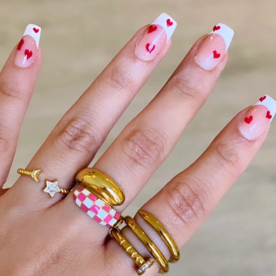 Checker Dome Ring