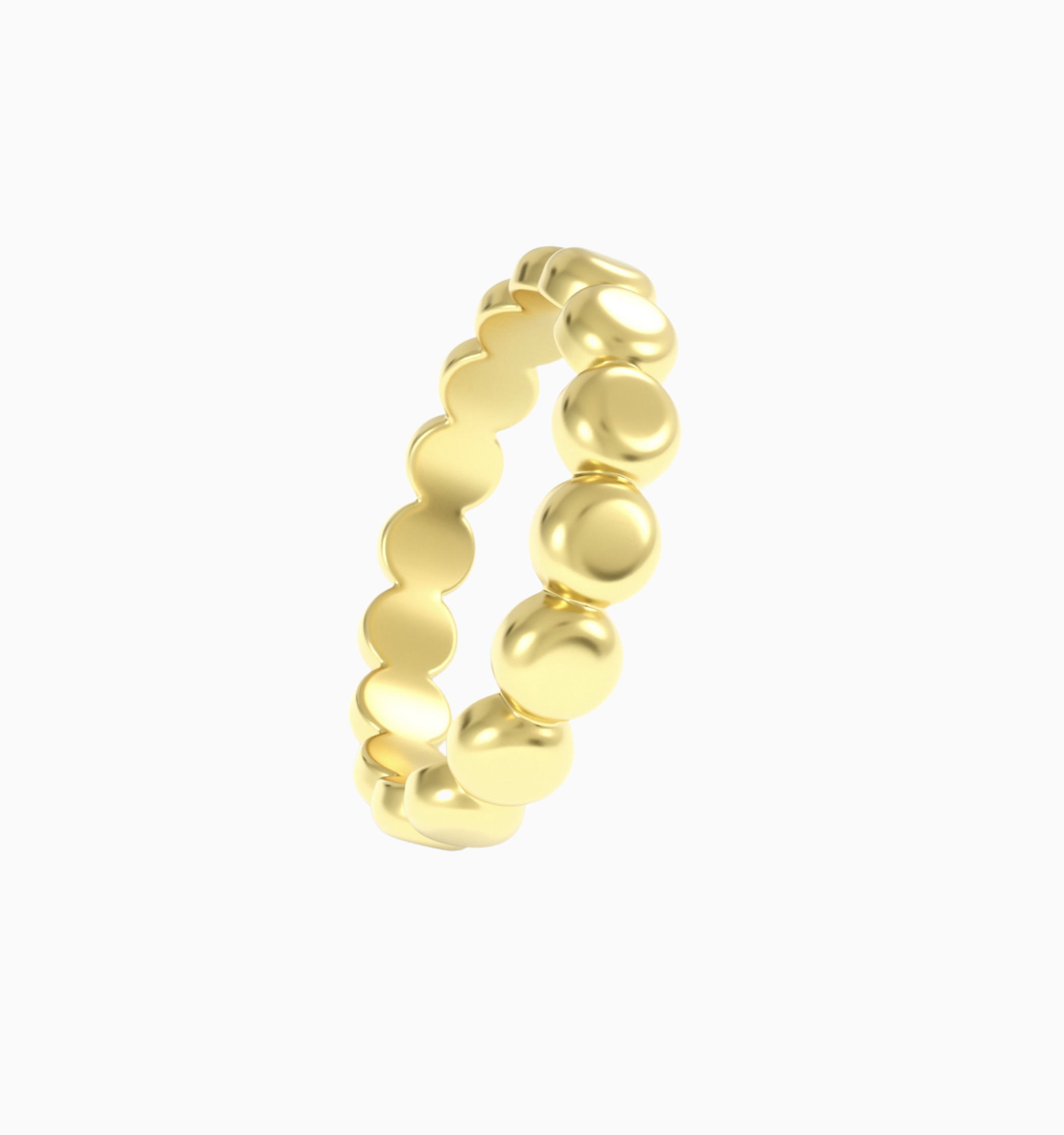 Medium Beaded Ring