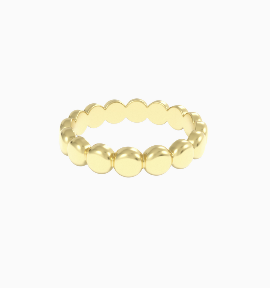 Medium Beaded Ring
