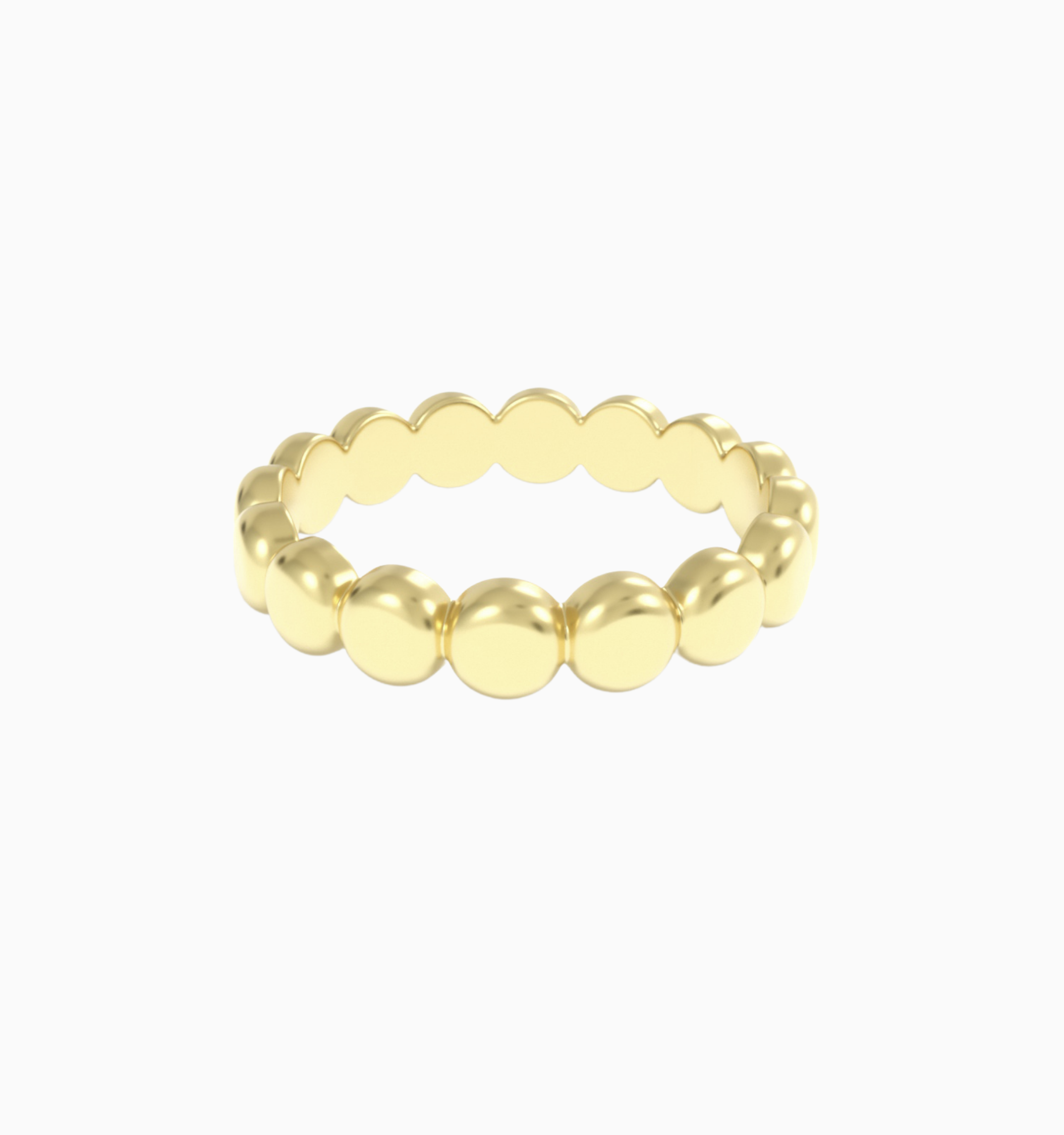 Medium Beaded Ring