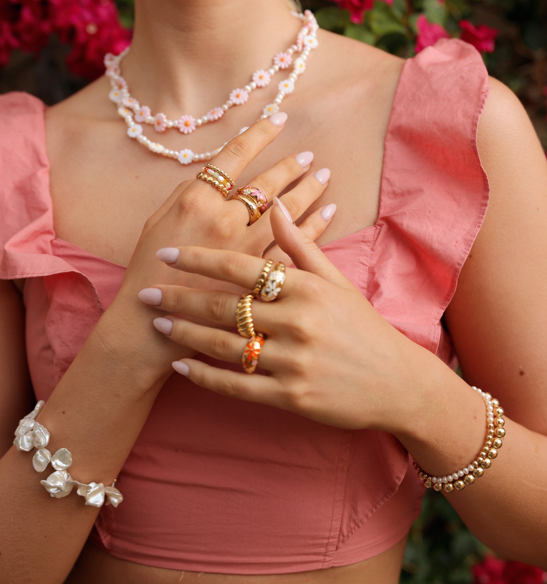 Beaded Stacking Ring