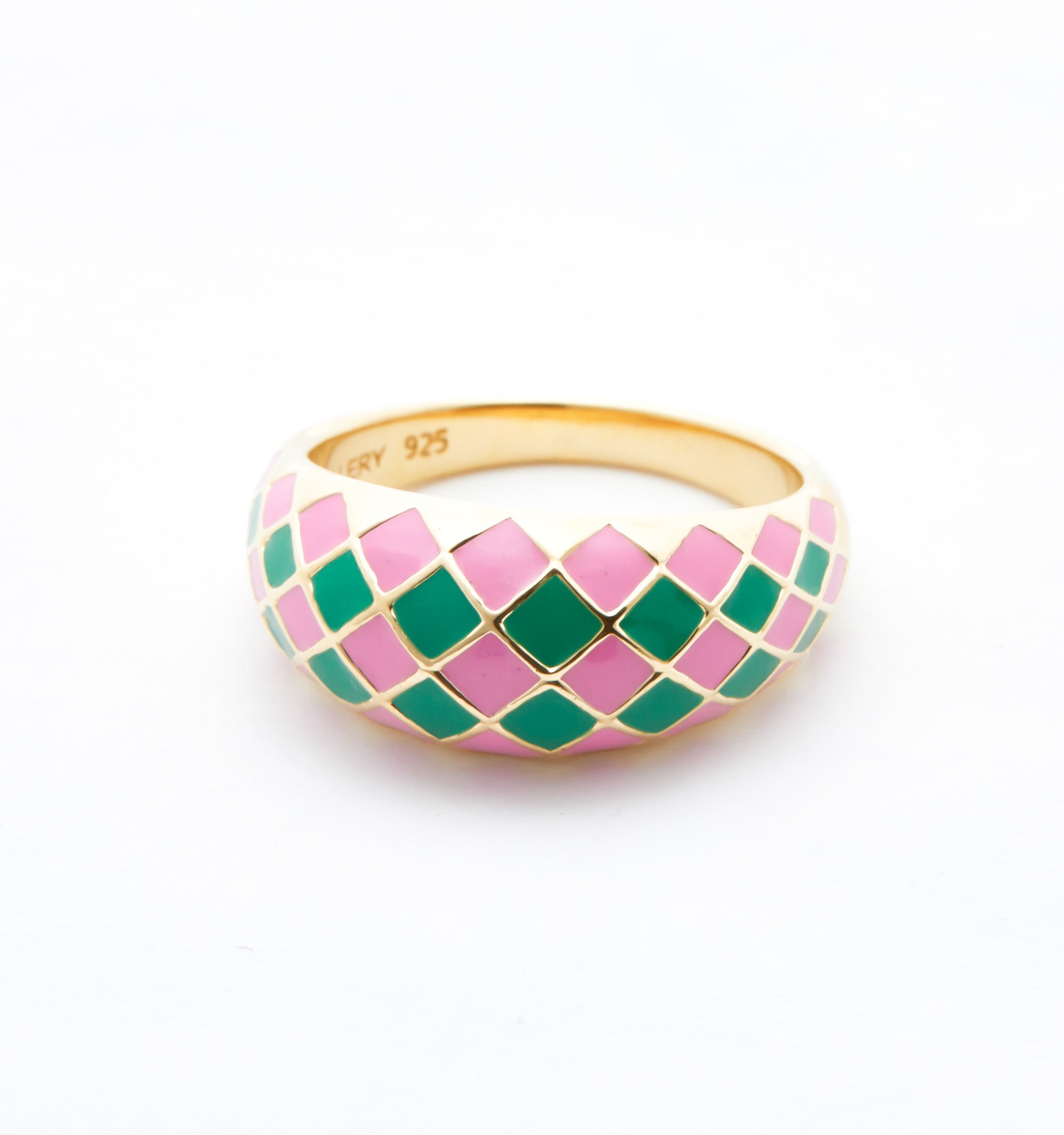 Watermelon Checker Ring