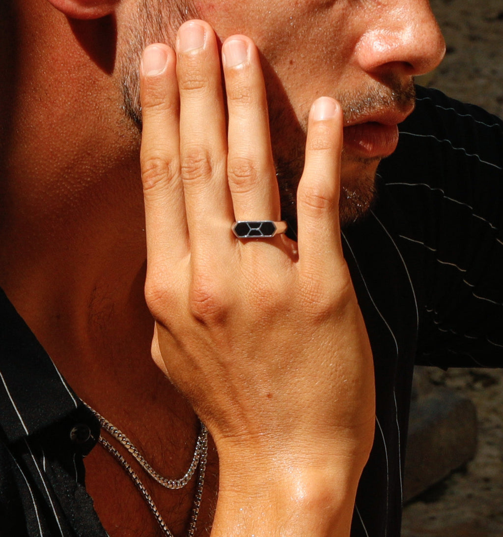 Hex Signet Ring