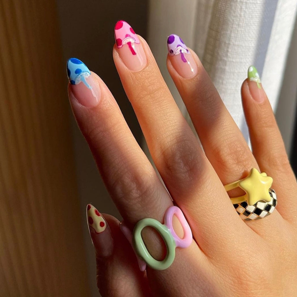 True Rainbow Checker Ring