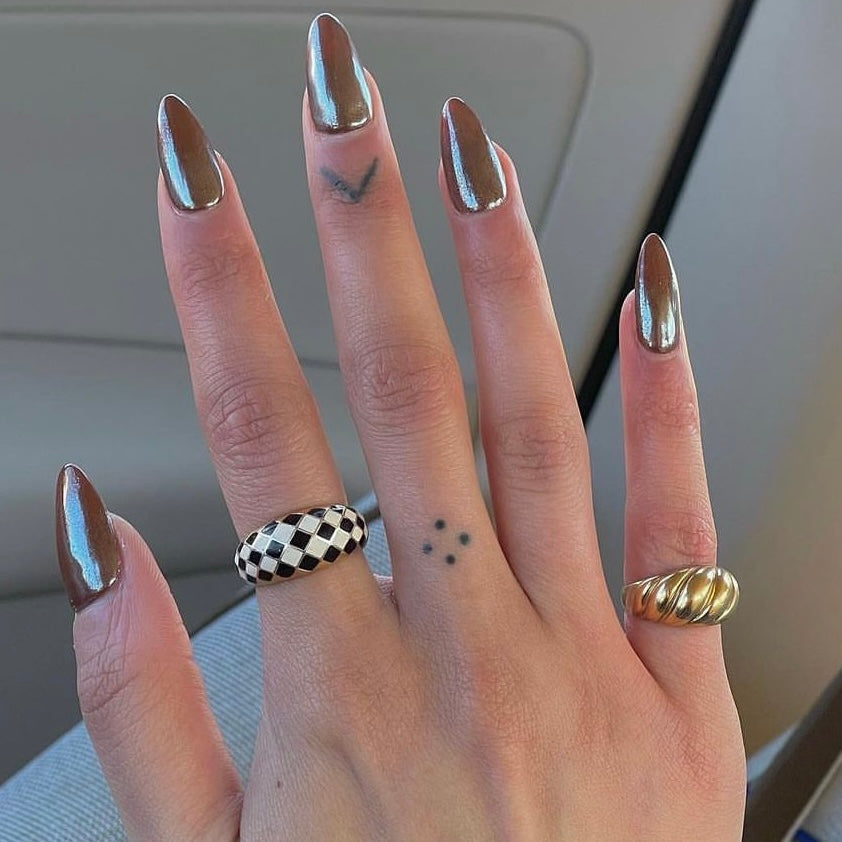 True Rainbow Checker Ring