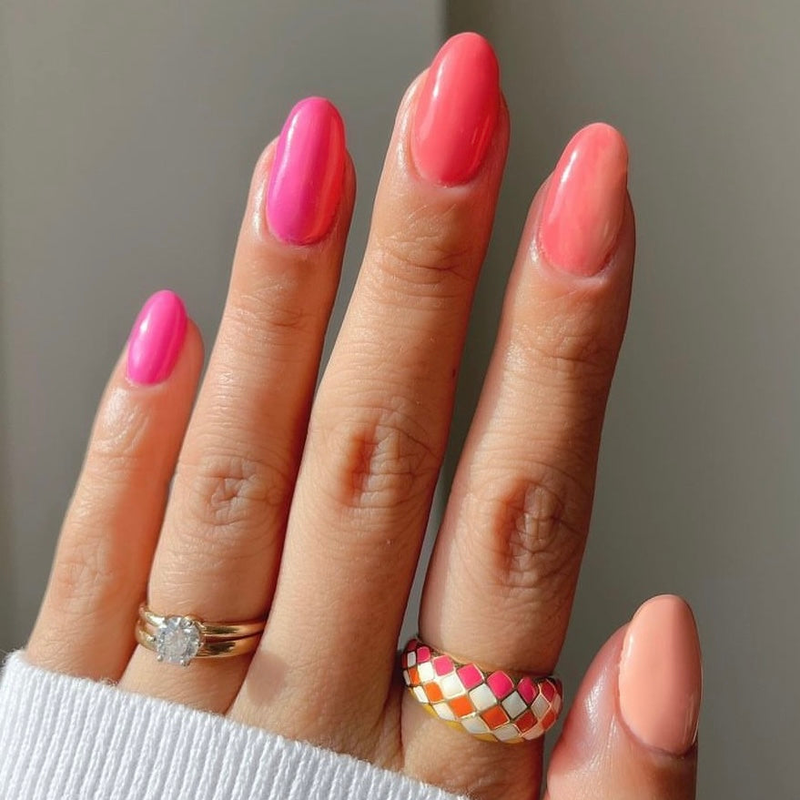 True Rainbow Checker Ring