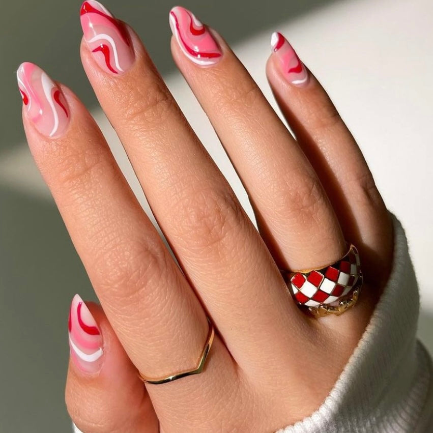 True Rainbow Checker Ring