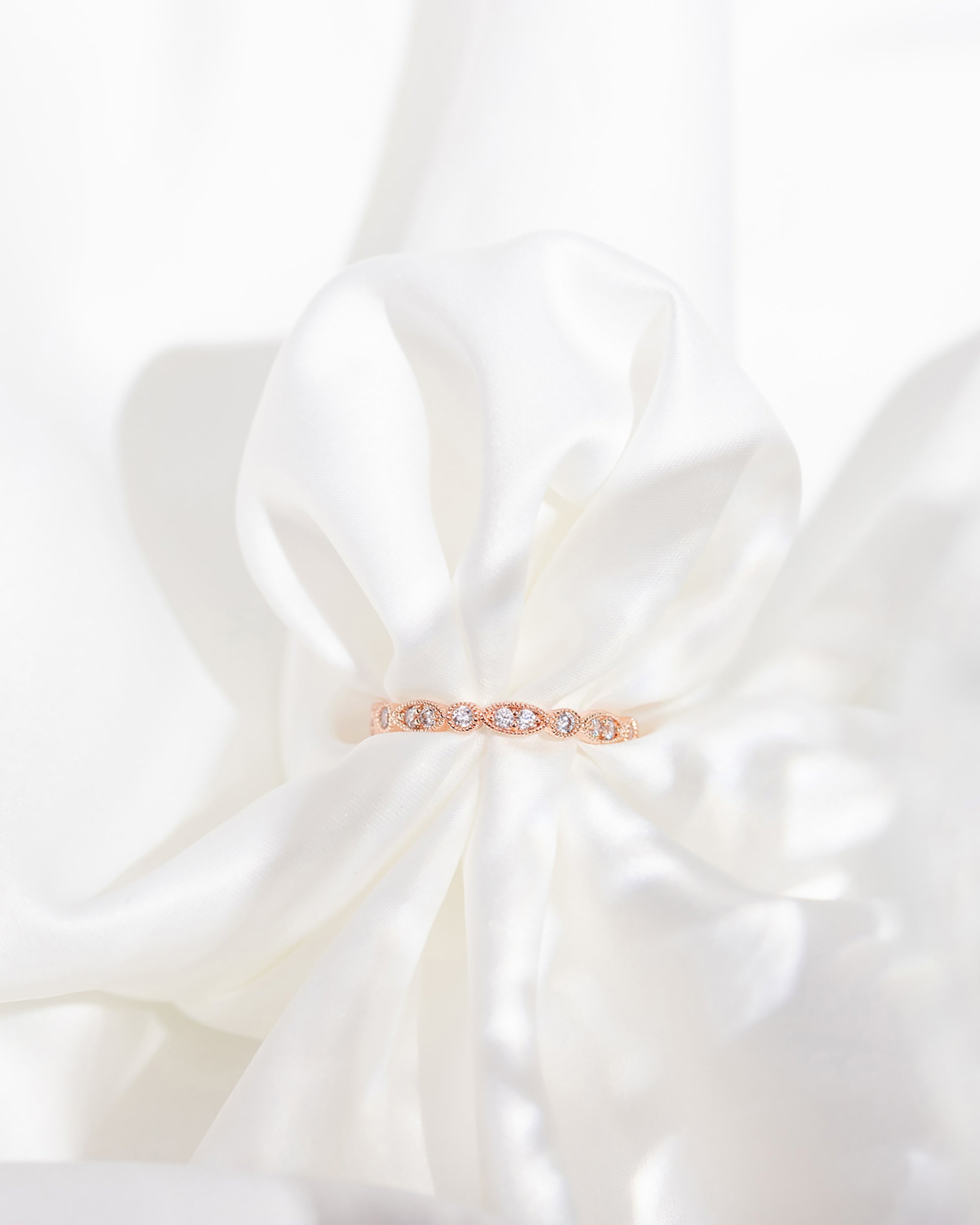 Round Milgrain Eternity Band