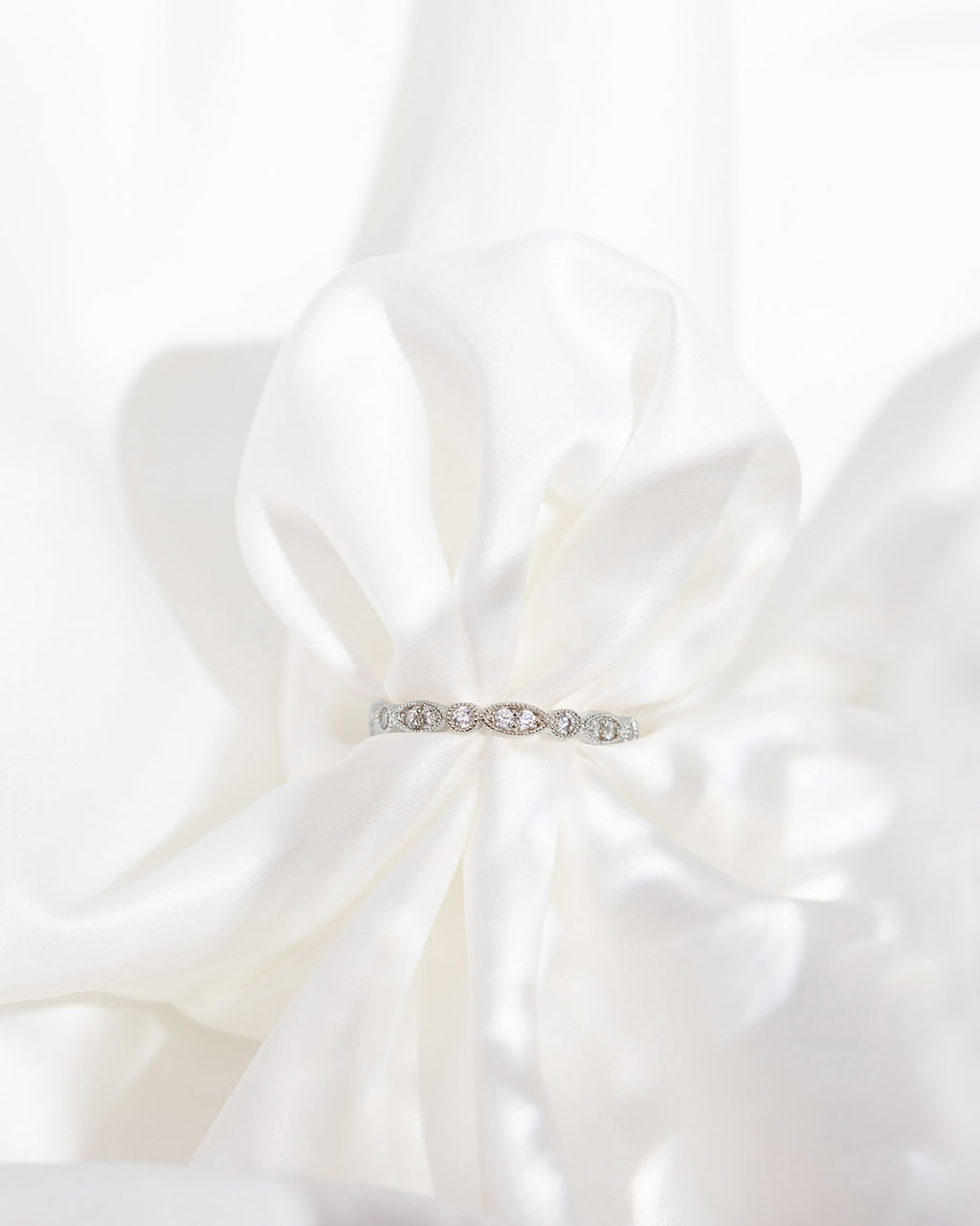 Round Milgrain Eternity Band