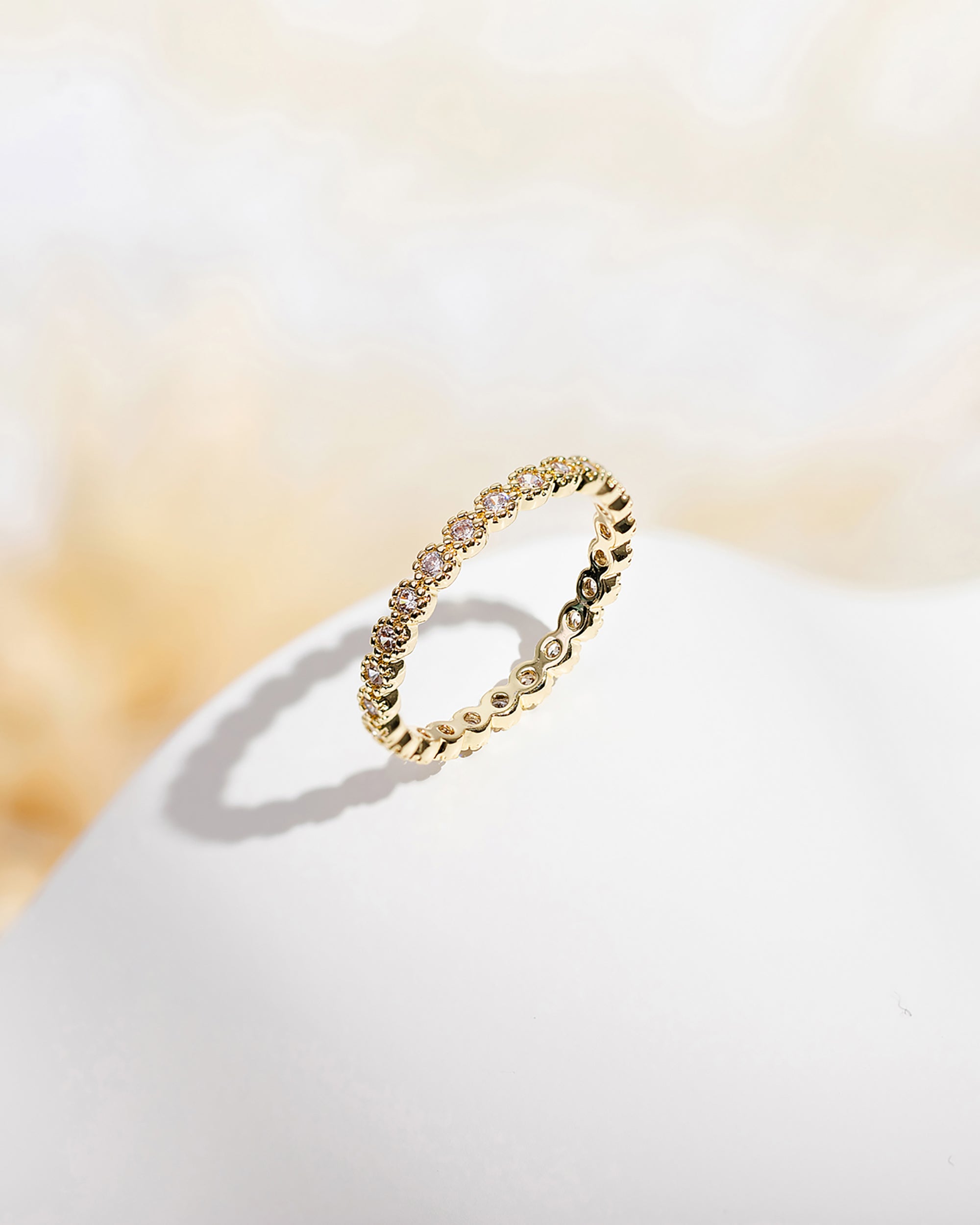 Vermeil Cassidy Eternity Band