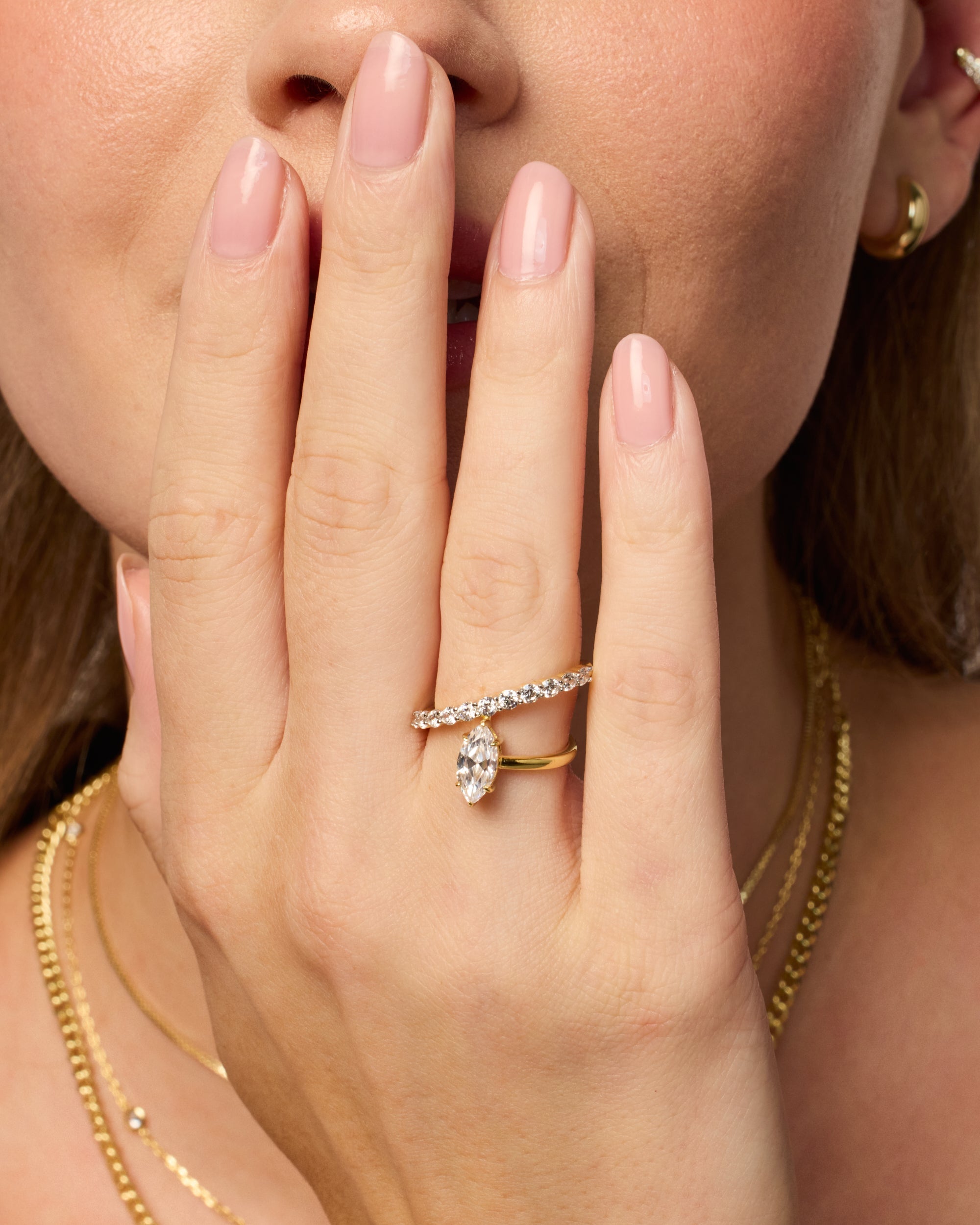 Hathor Crossover Open Ring