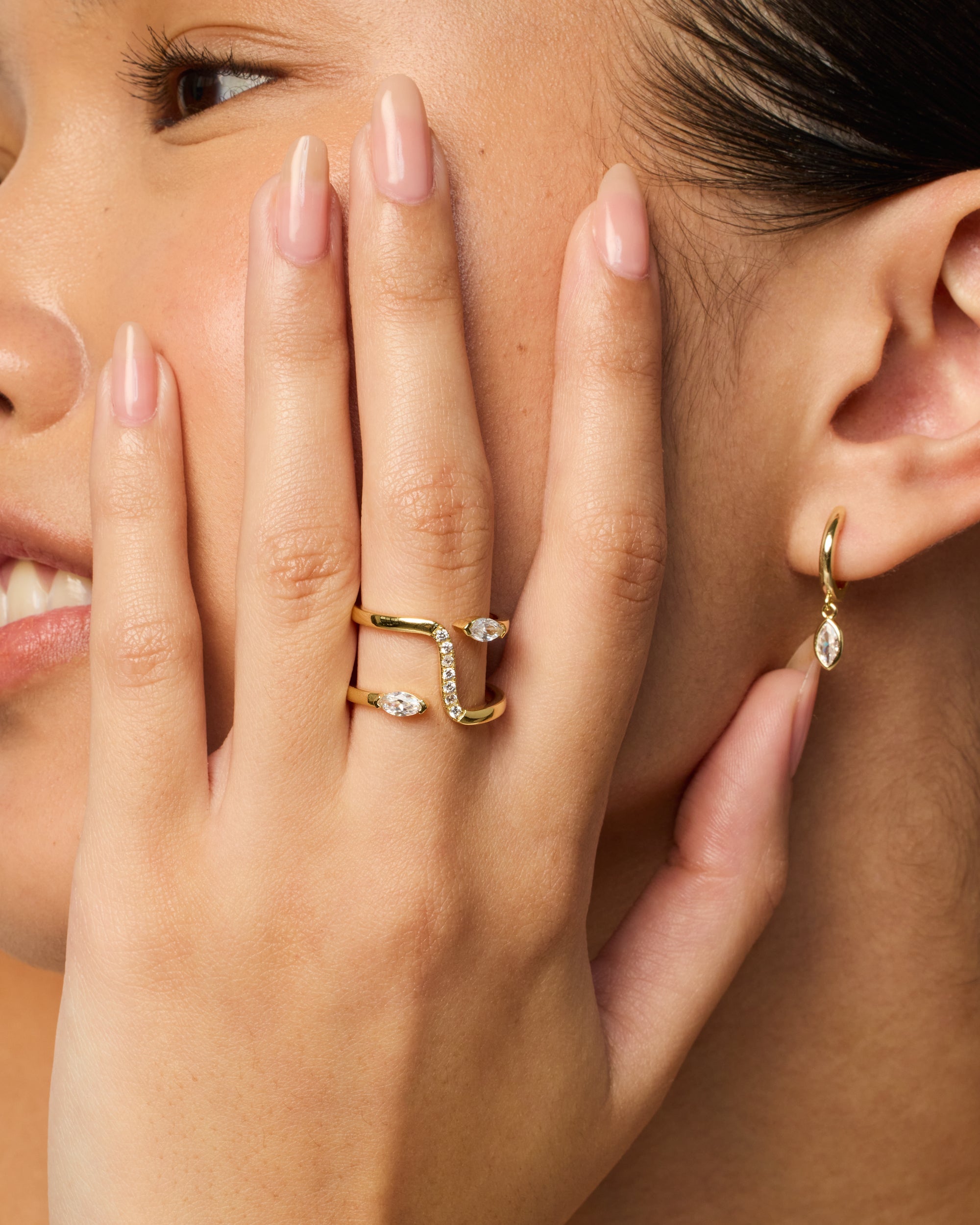 Uraeus Open Band Ring