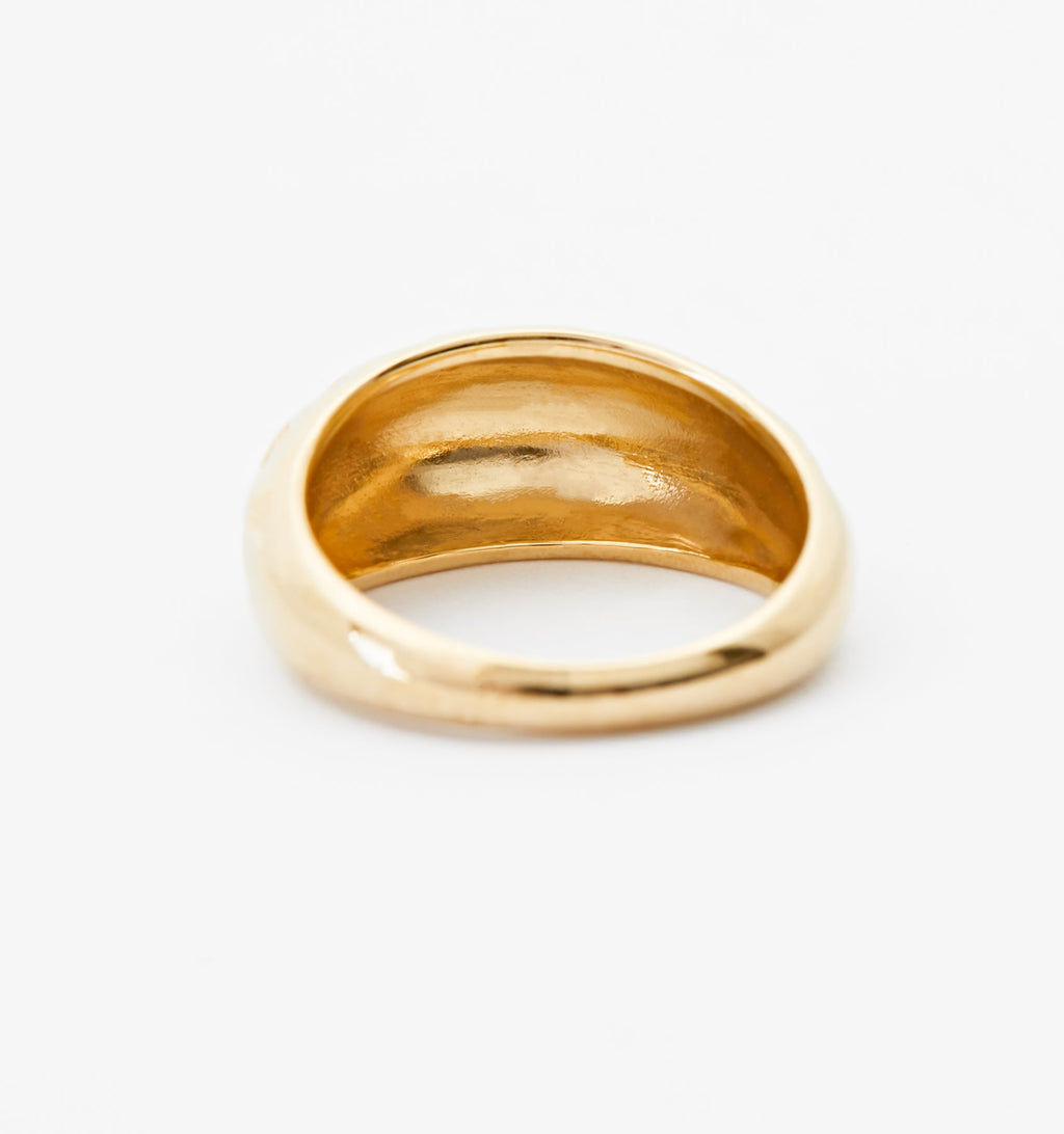 Checker Ring - Black And White