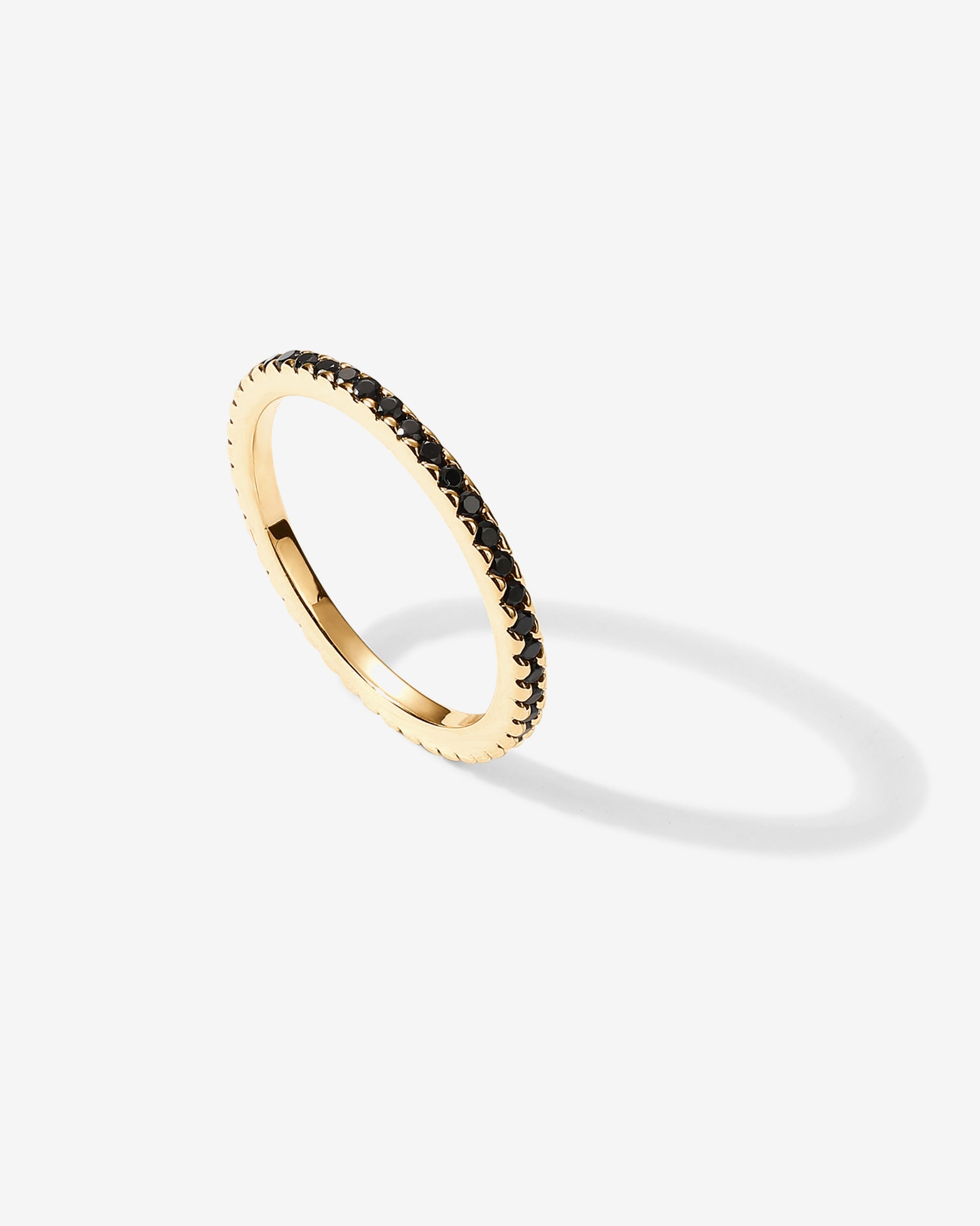 #Variant_Yellow Gold / Black Cubic Zirconia