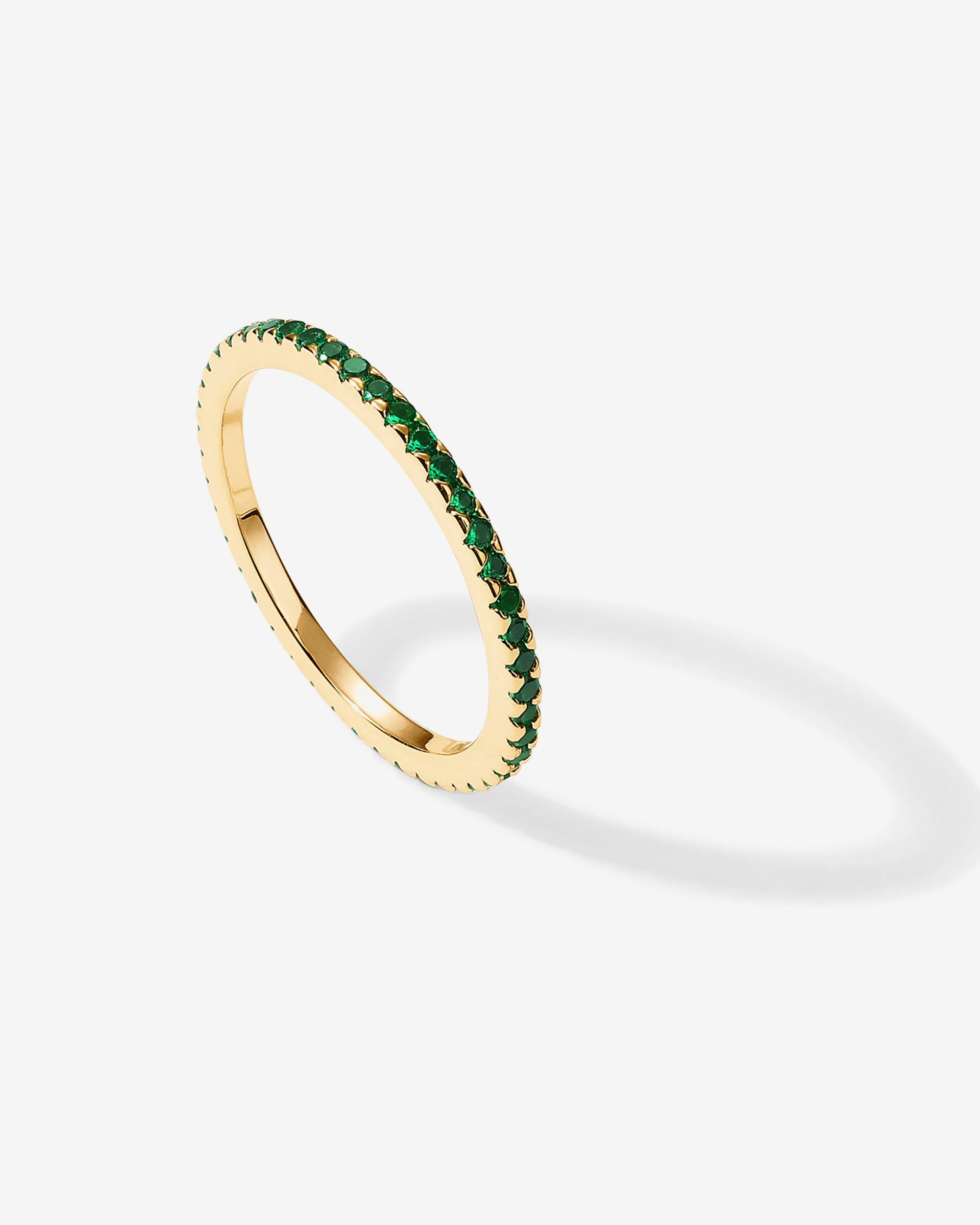 #Variant_Yellow Gold / Green Cubic Zirconia